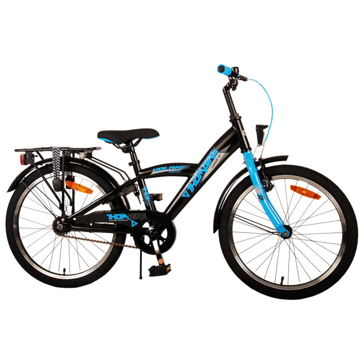 Volare Thombike Fiets - 20 inch - Zwart Blauw