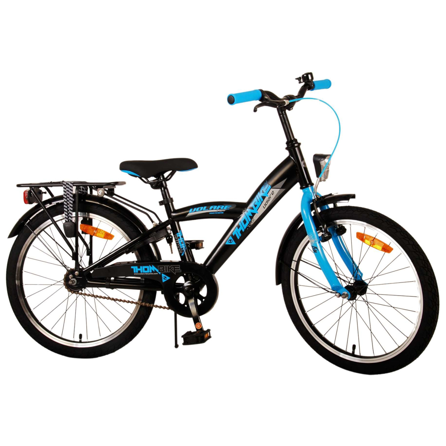 Volare Thombike Fiets - 20 inch - Zwart Blauw