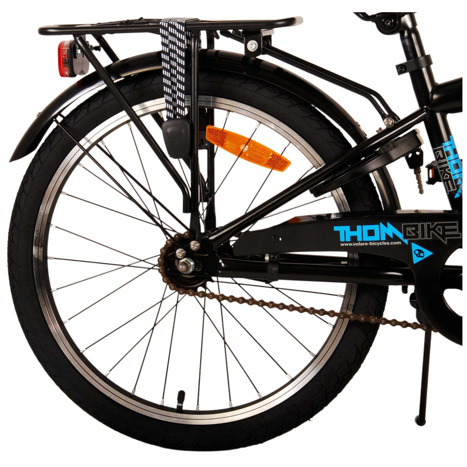 Volare Thombike Fiets - 20 inch - Zwart Blauw