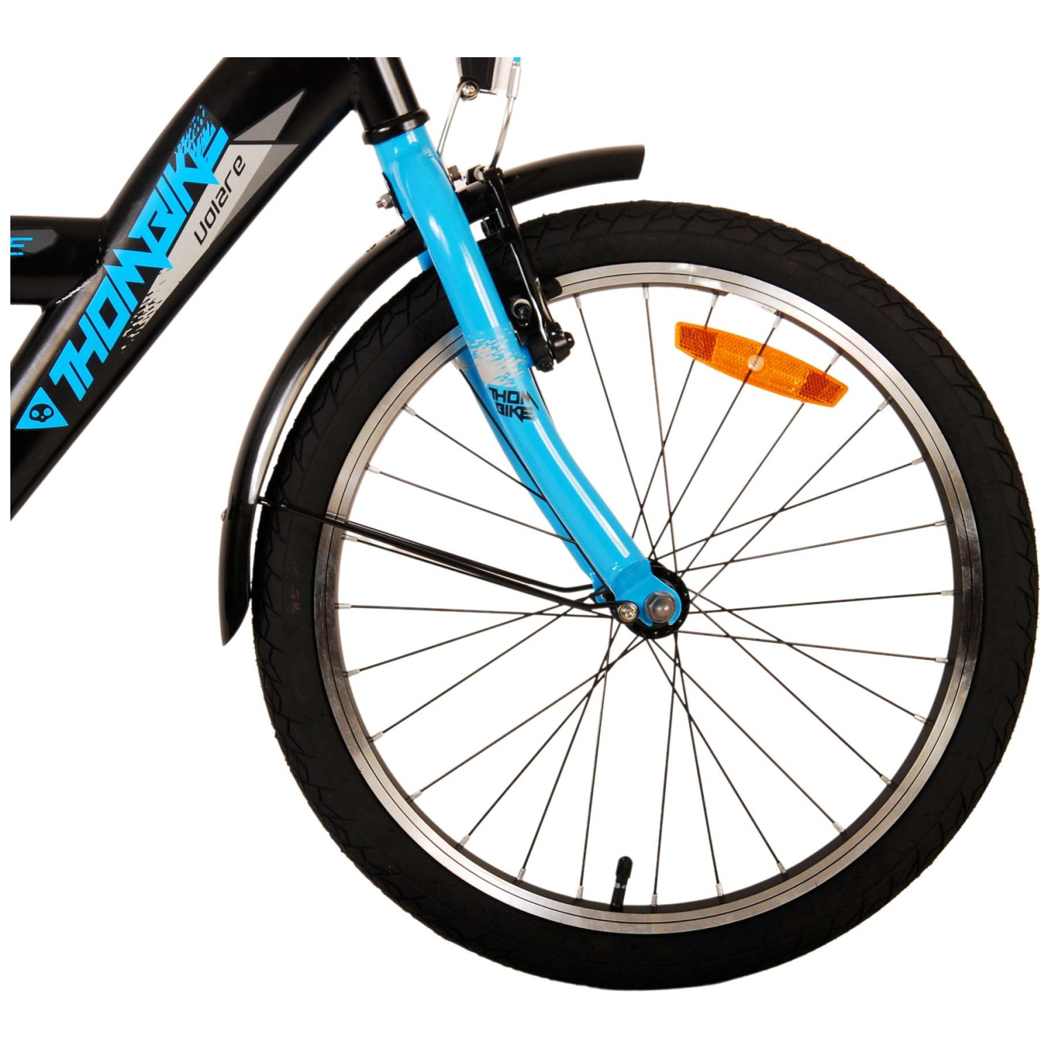 Volare Thombike Fiets - 20 inch - Zwart Blauw