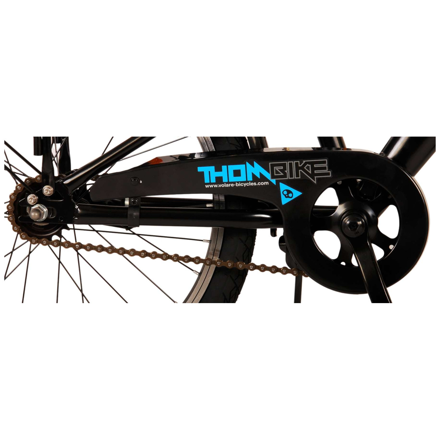 Volare Thombike Fiets - 20 inch - Zwart Blauw