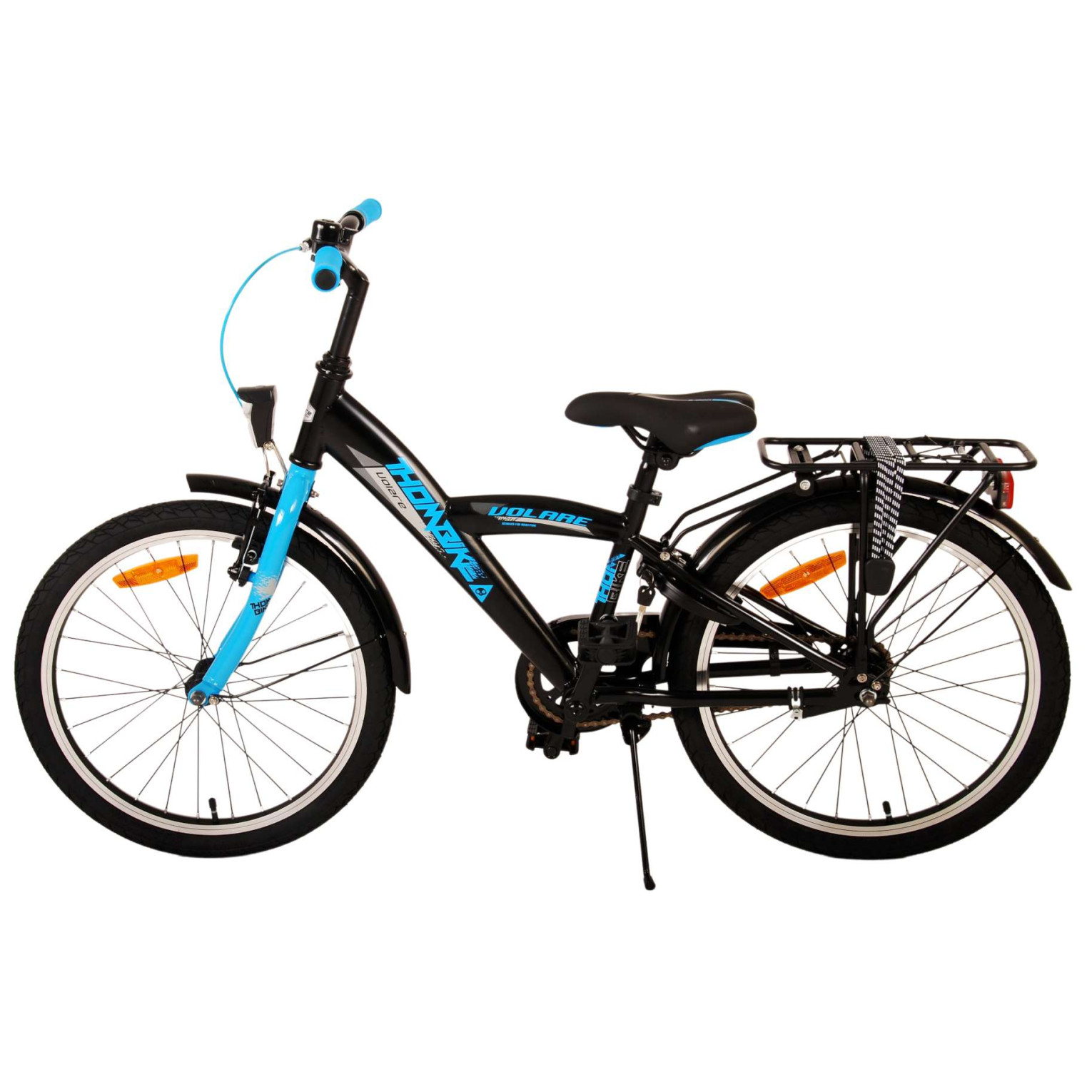 Volare Thombike Fiets - 20 inch - Zwart Blauw