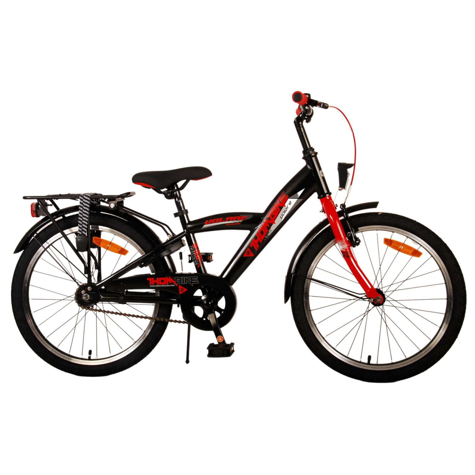 Vélo Volare Thombike - 20 pouces - Noir Rouge