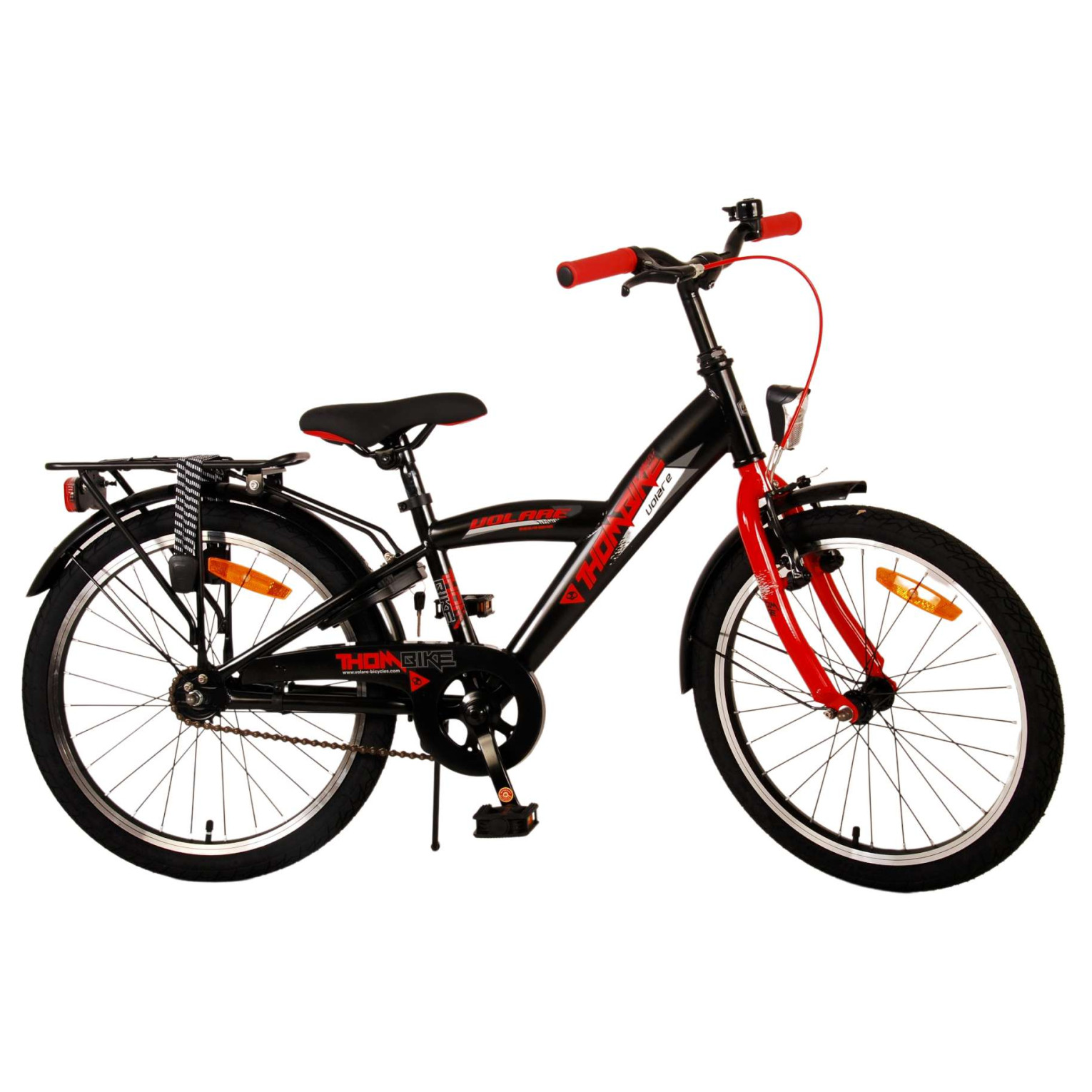 Vélo Volare Thombike - 20 pouces - Noir Rouge