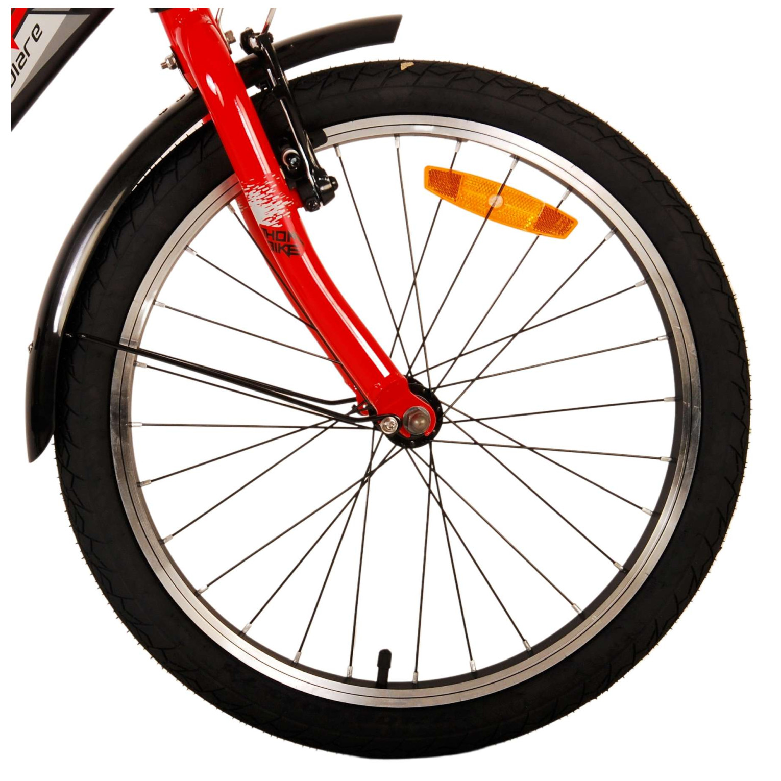 Volare Thombike Fiets - 20 inch - Zwart Rood