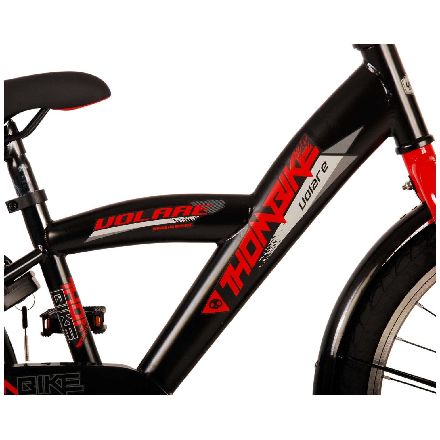 Vélo Volare Thombike - 20 pouces - Noir Rouge