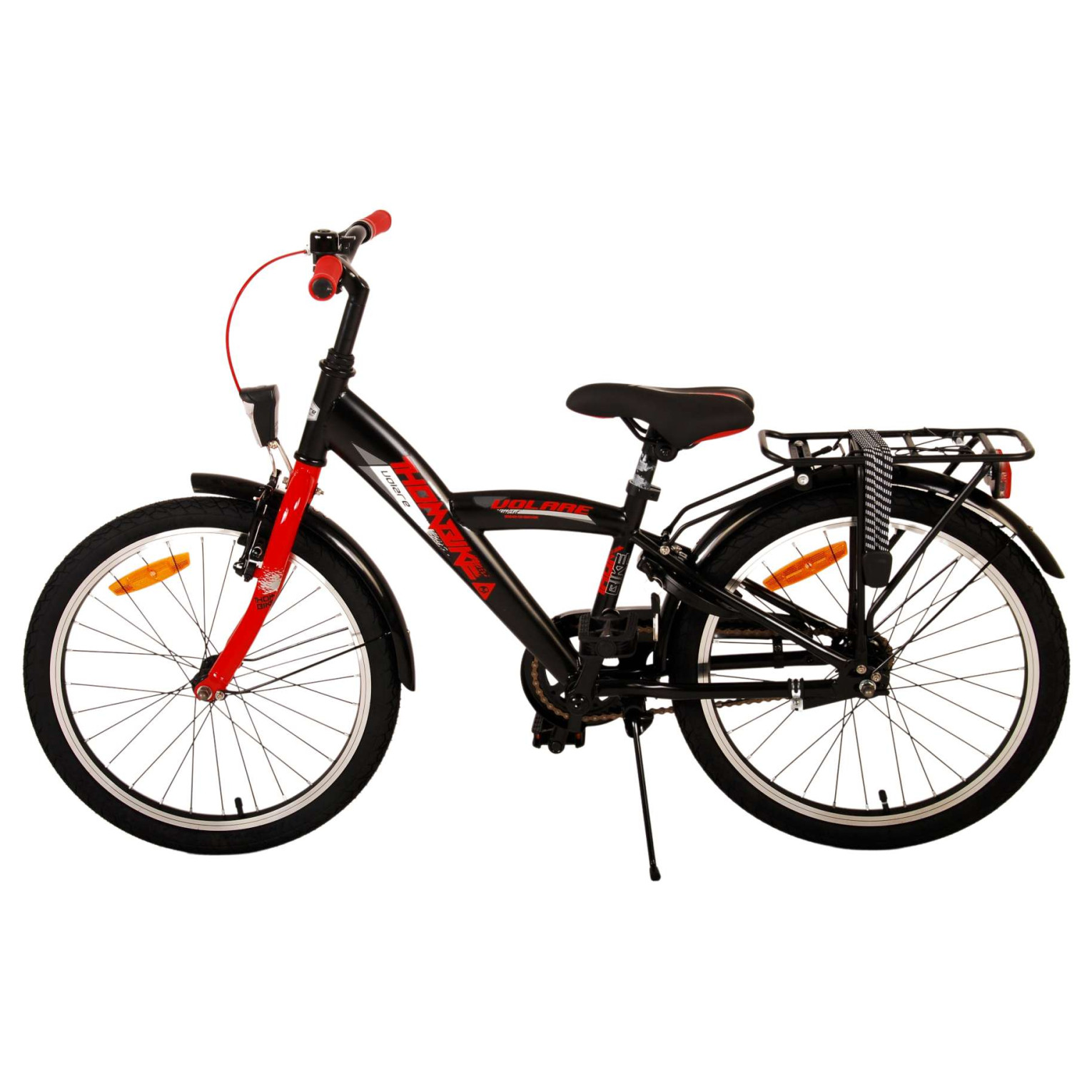 Volare Thombike Fiets - 20 inch - Zwart Rood