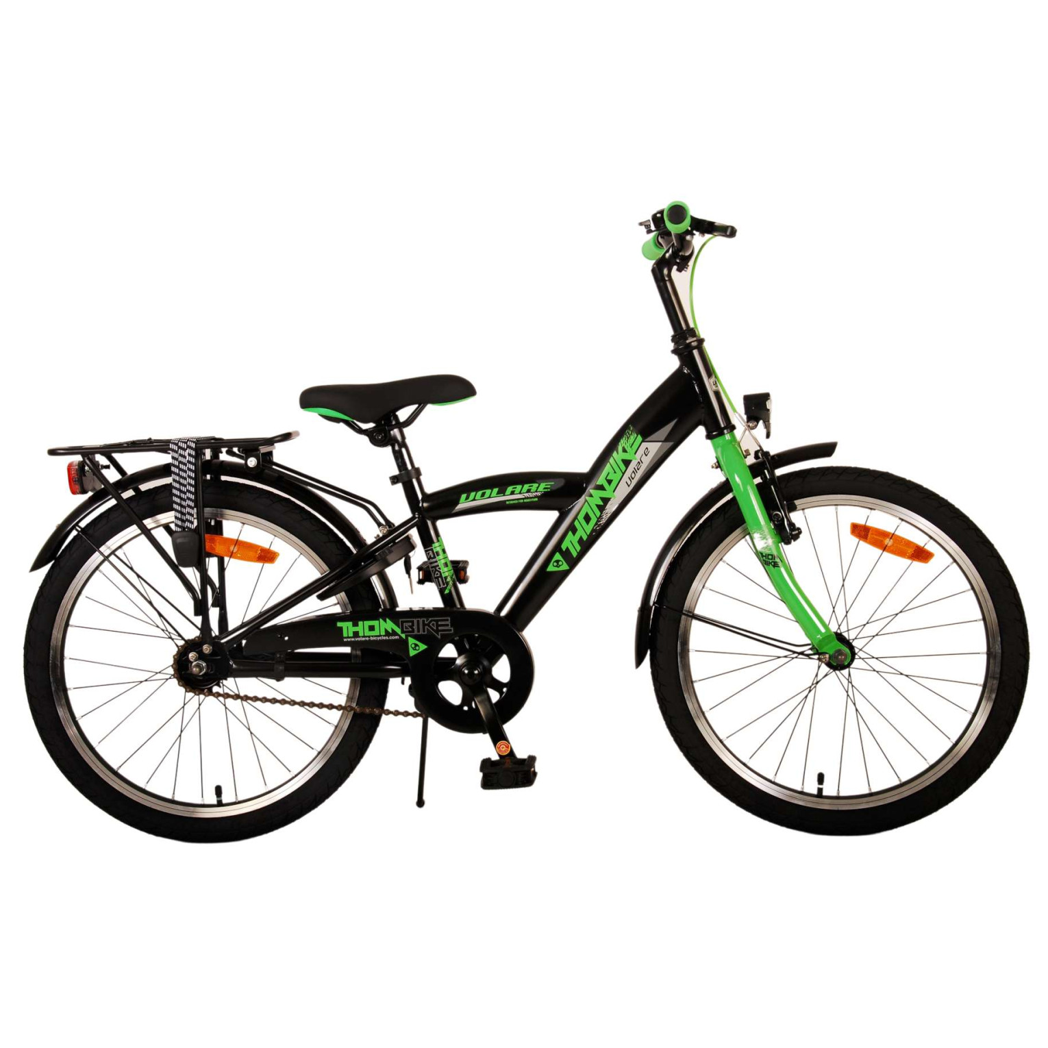 Vélo Volare Thombike - 20 pouces - Noir Vert