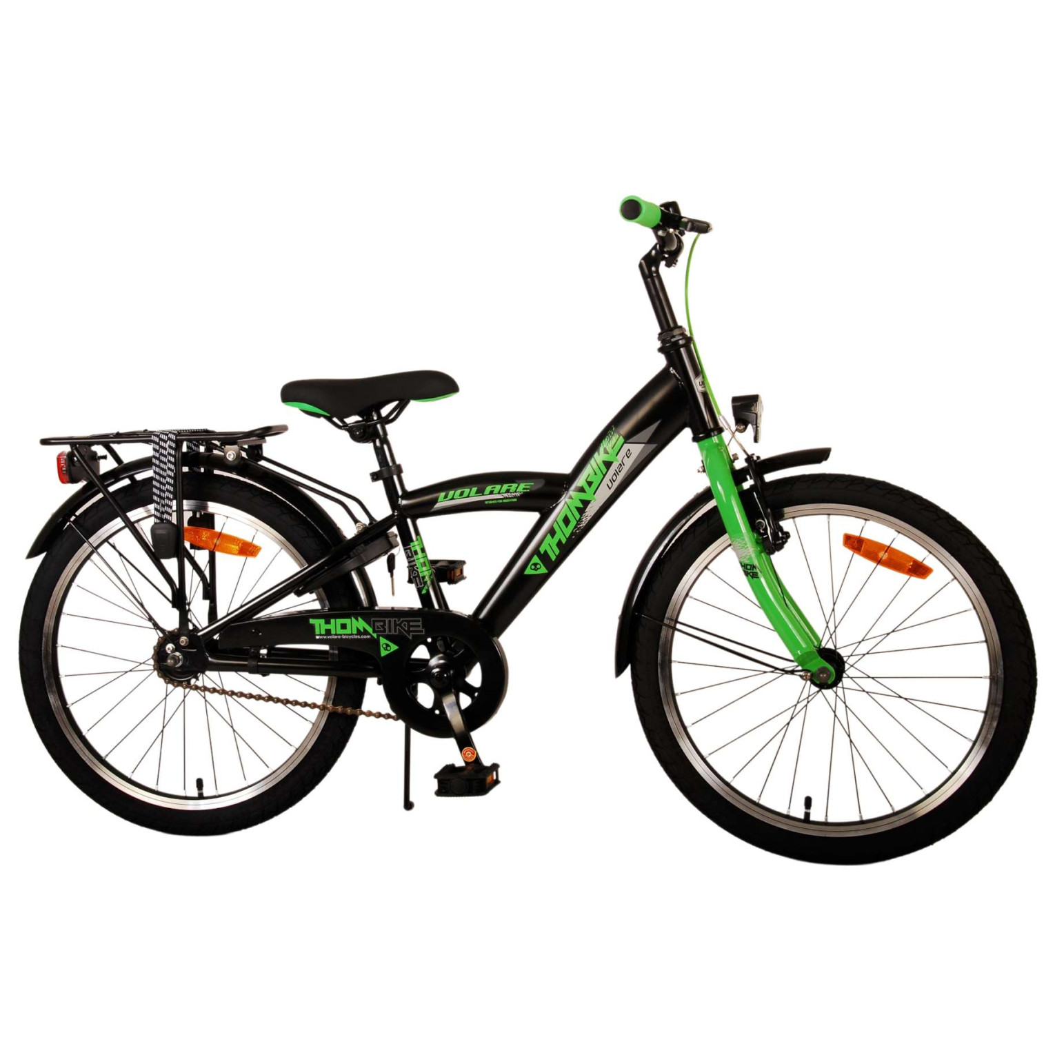 Vélo Volare Thombike - 20 pouces - Noir Vert