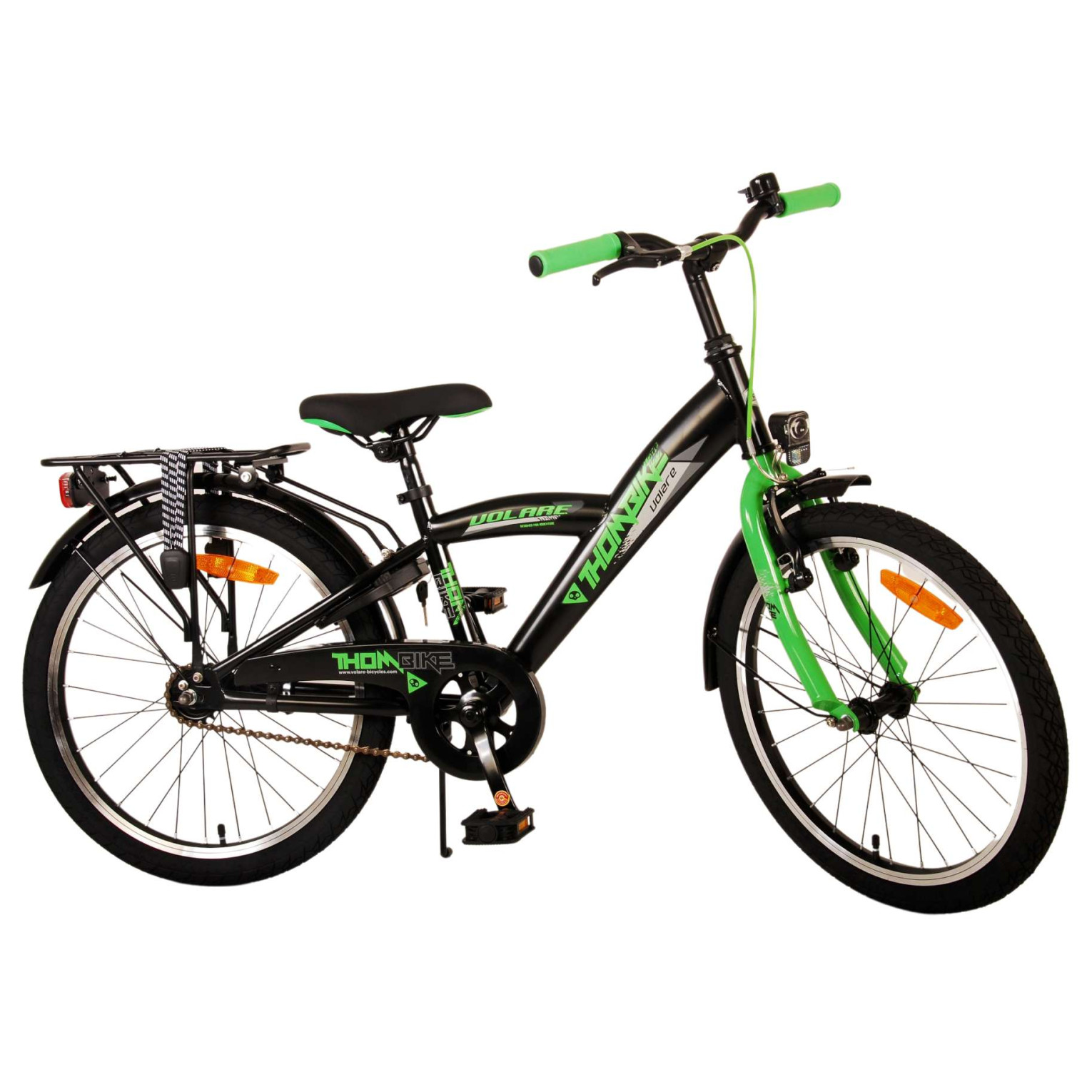 Vélo Volare Thombike - 20 pouces - Noir Vert