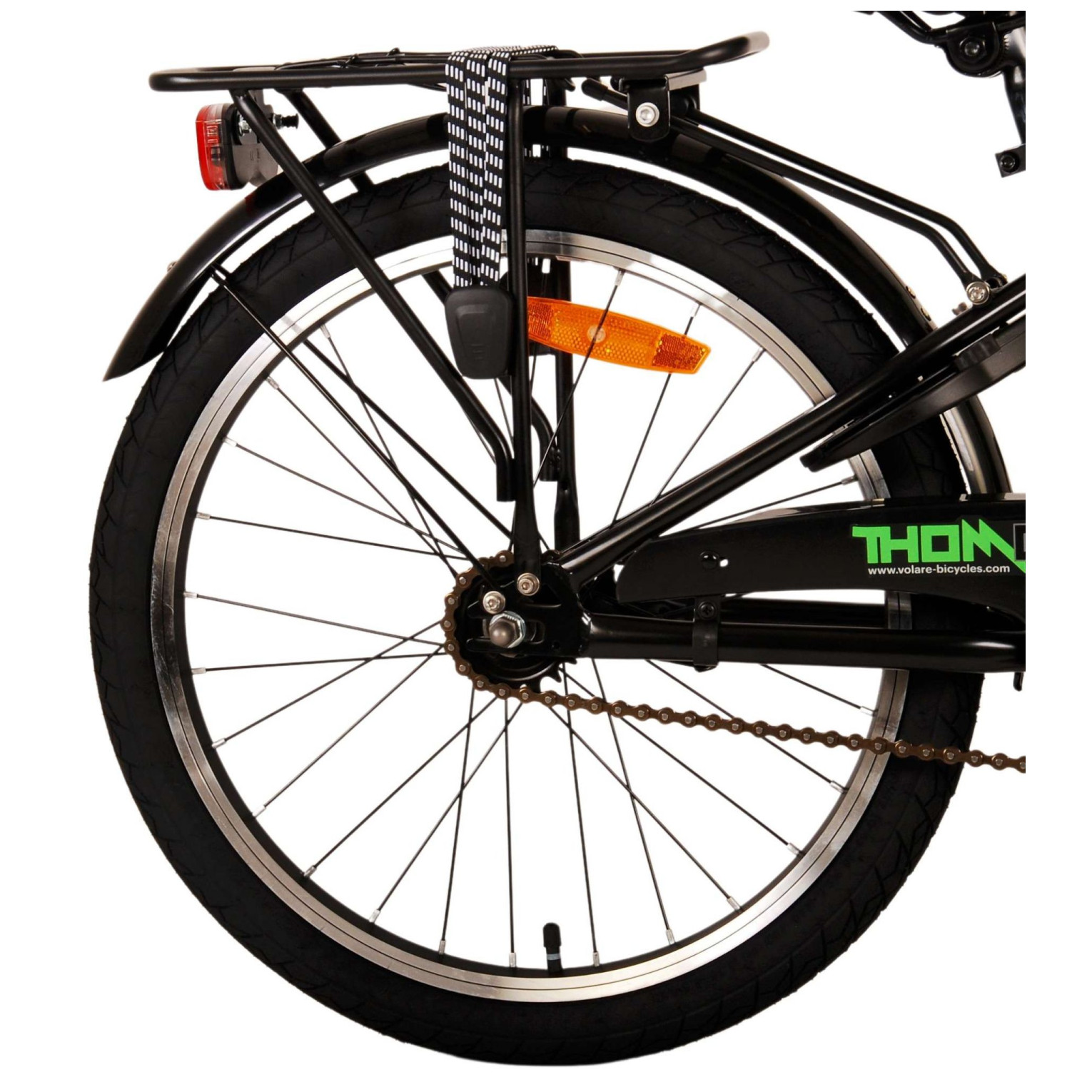 Vélo Volare Thombike - 20 pouces - Noir Vert