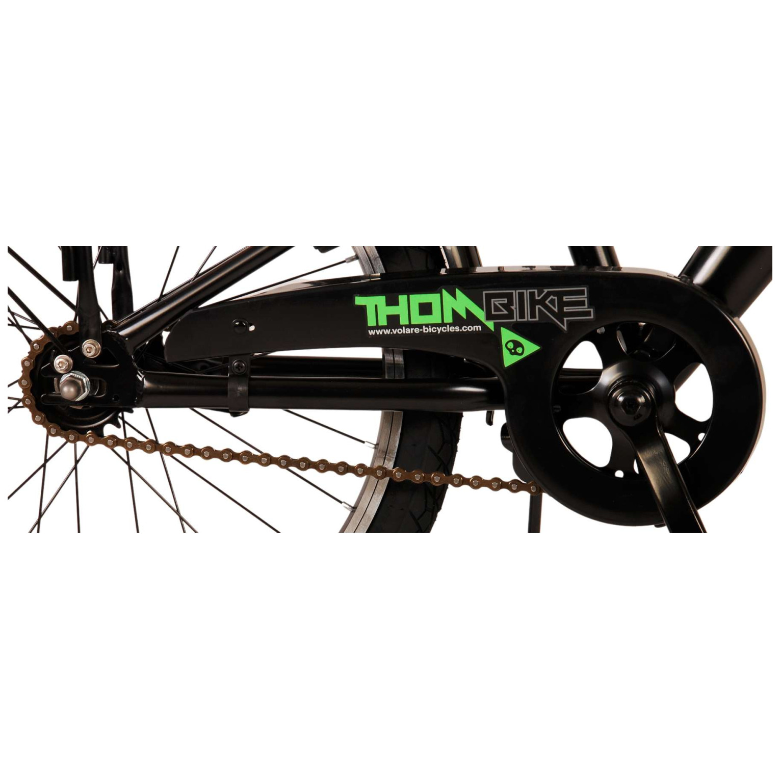 Vélo Volare Thombike - 20 pouces - Noir Vert