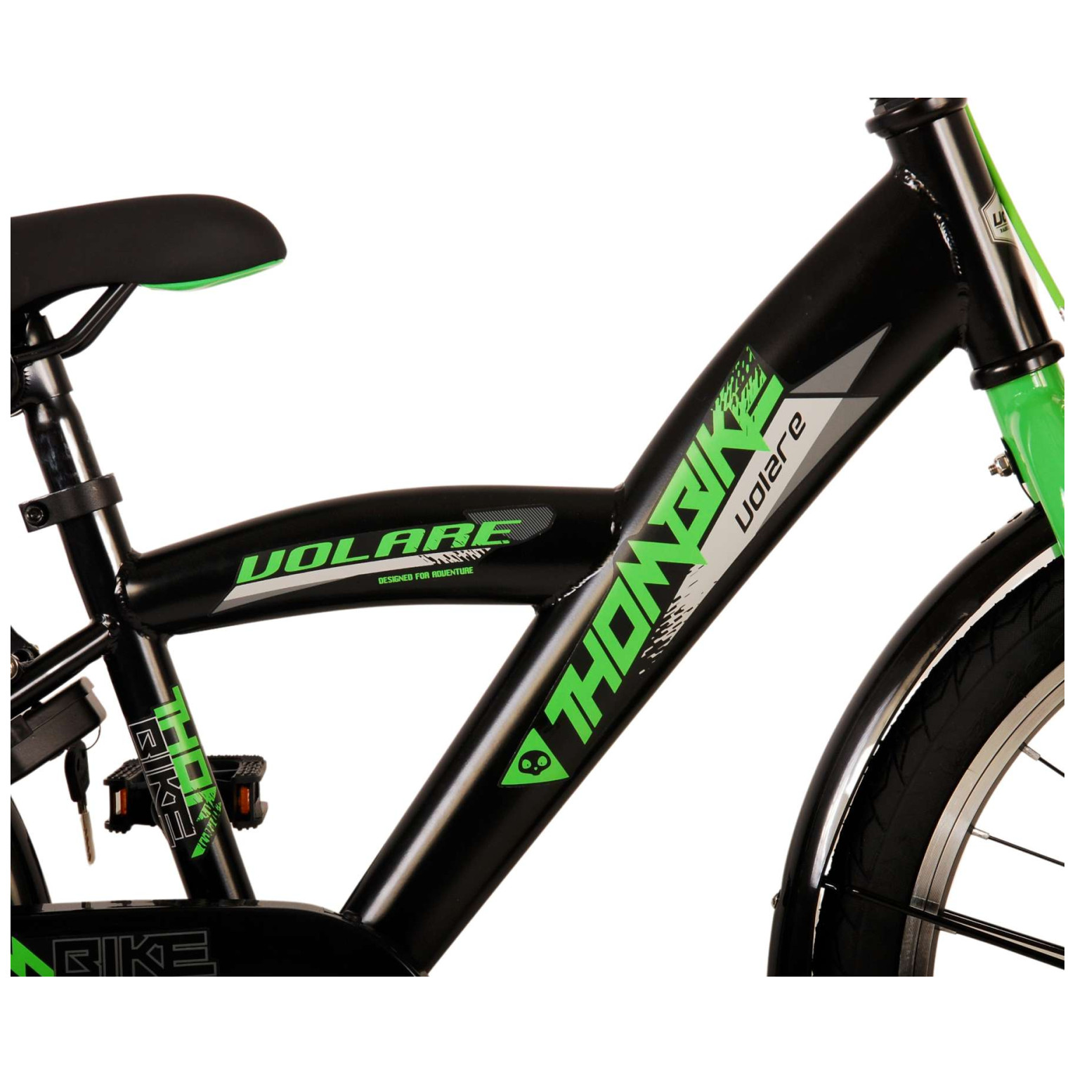 Vélo Volare Thombike - 20 pouces - Noir Vert