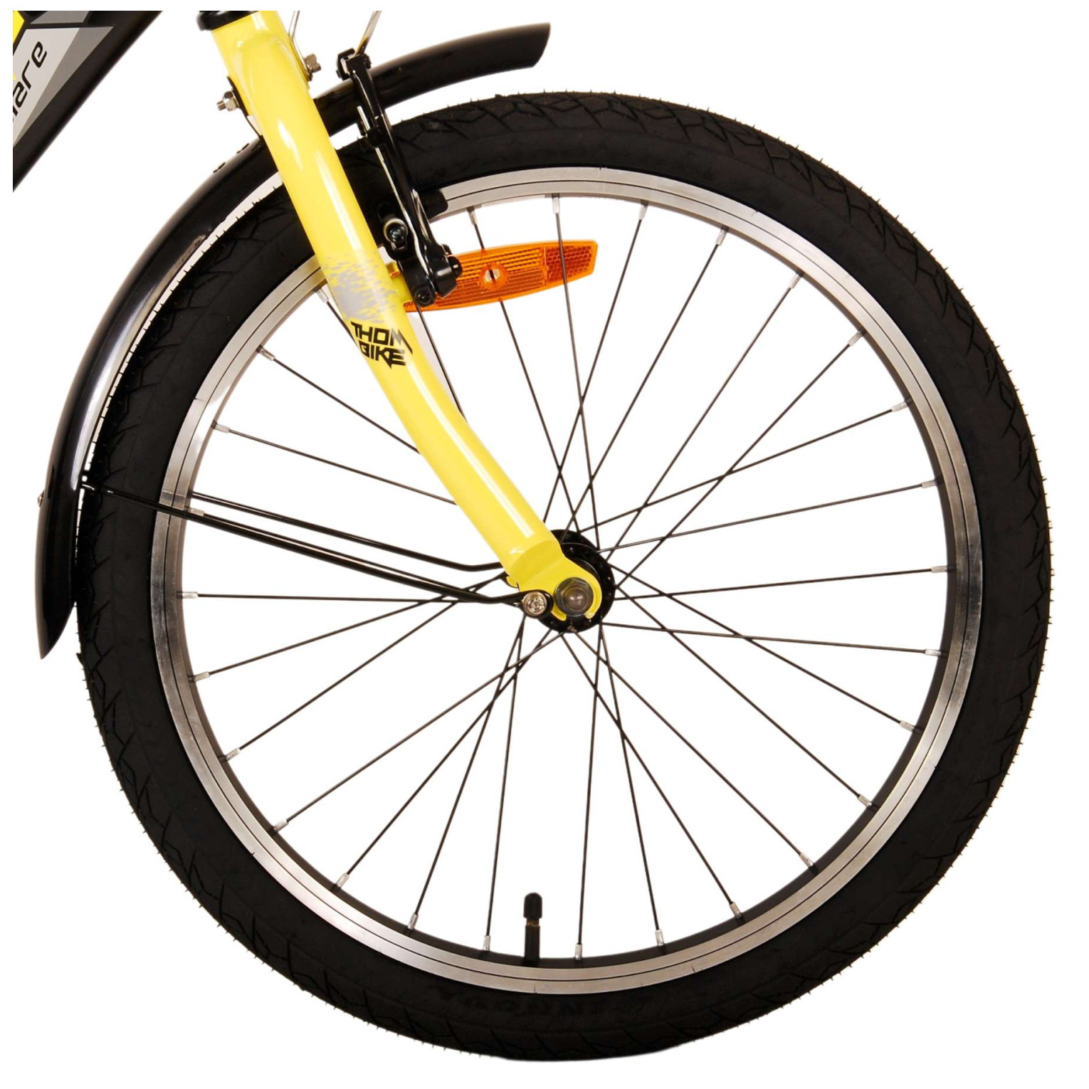 Volare Thombike Fiets - 20 inch - Zwart Geel