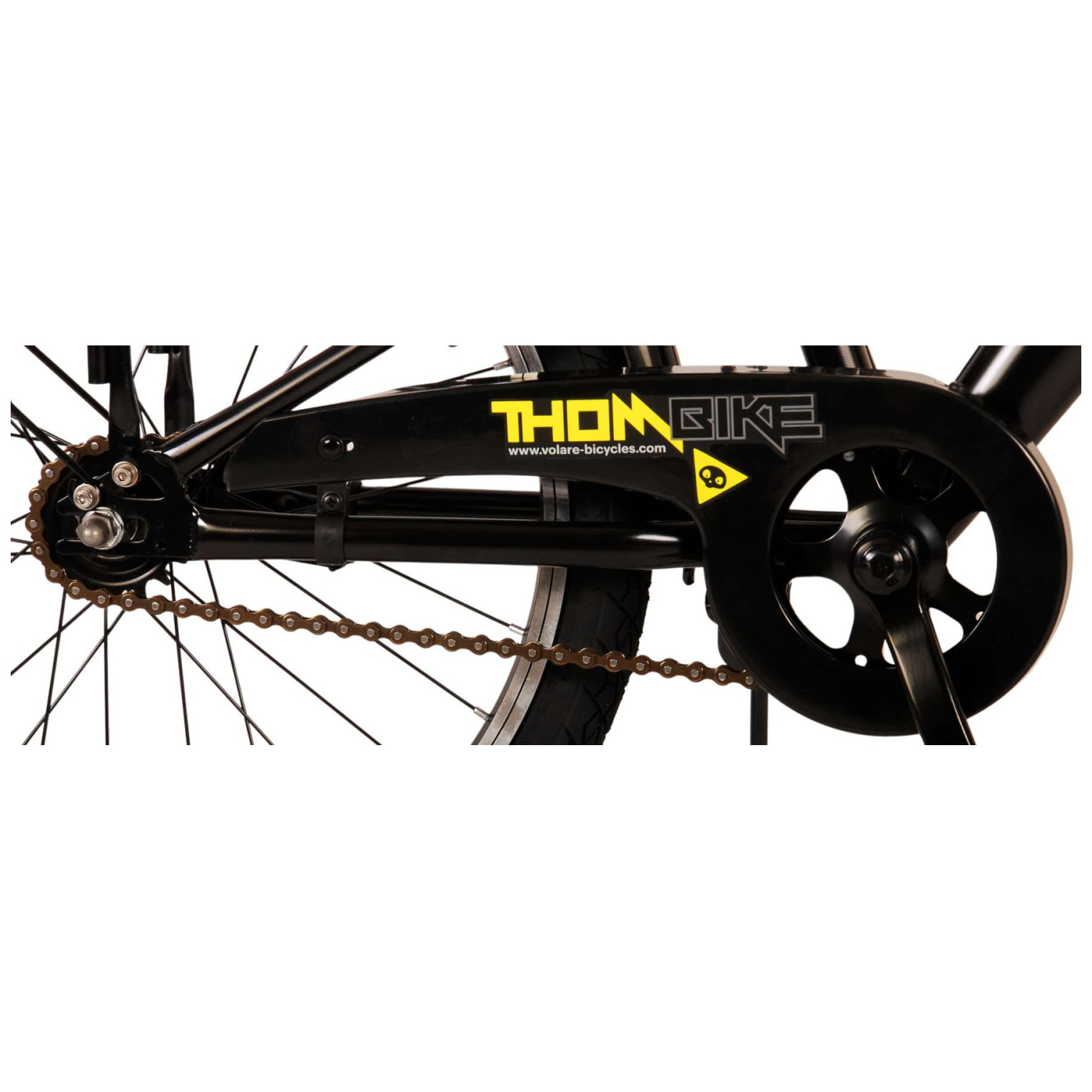 Volare Thombike Fiets - 20 inch - Zwart Geel