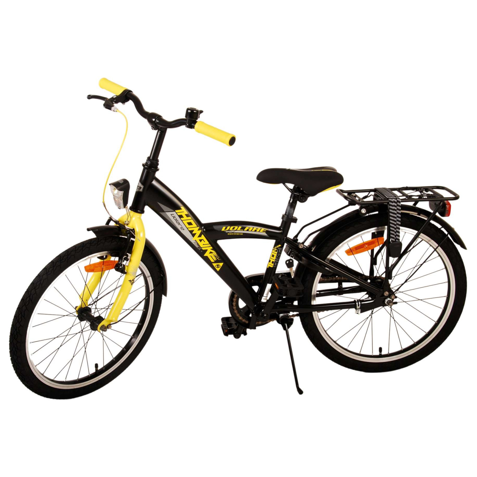 Volare Thombike Fiets - 20 inch - Zwart Geel