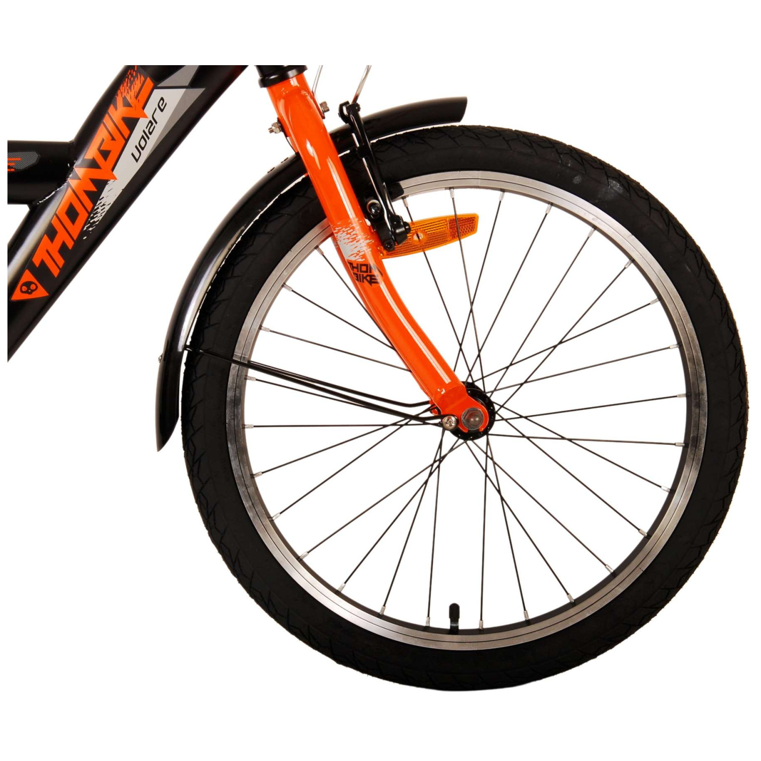 Volare Thombike Fiets - 20 inch - Zwart Oranje