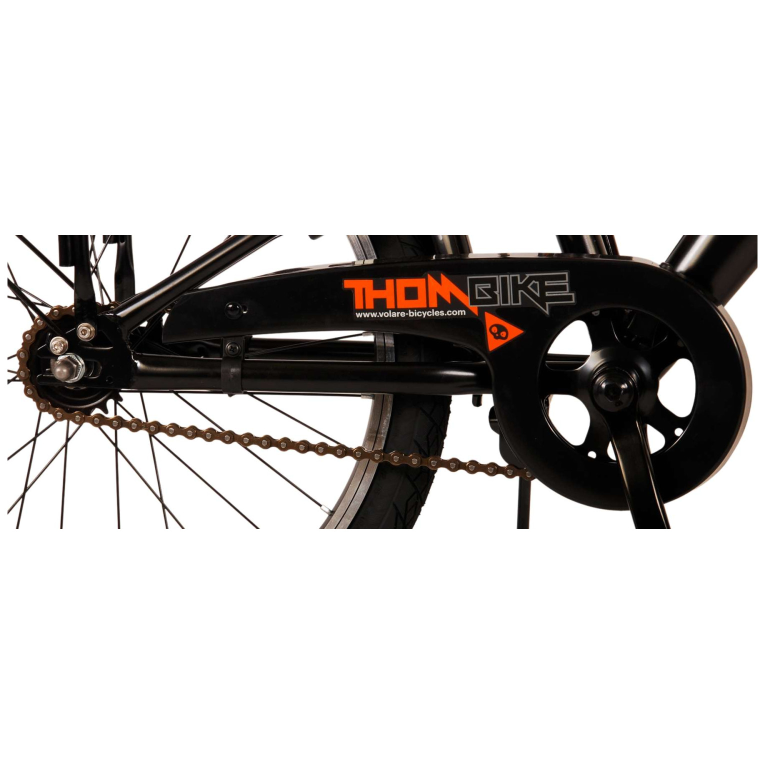 Vélo Volare Thombike - 20 pouces - Noir Orange