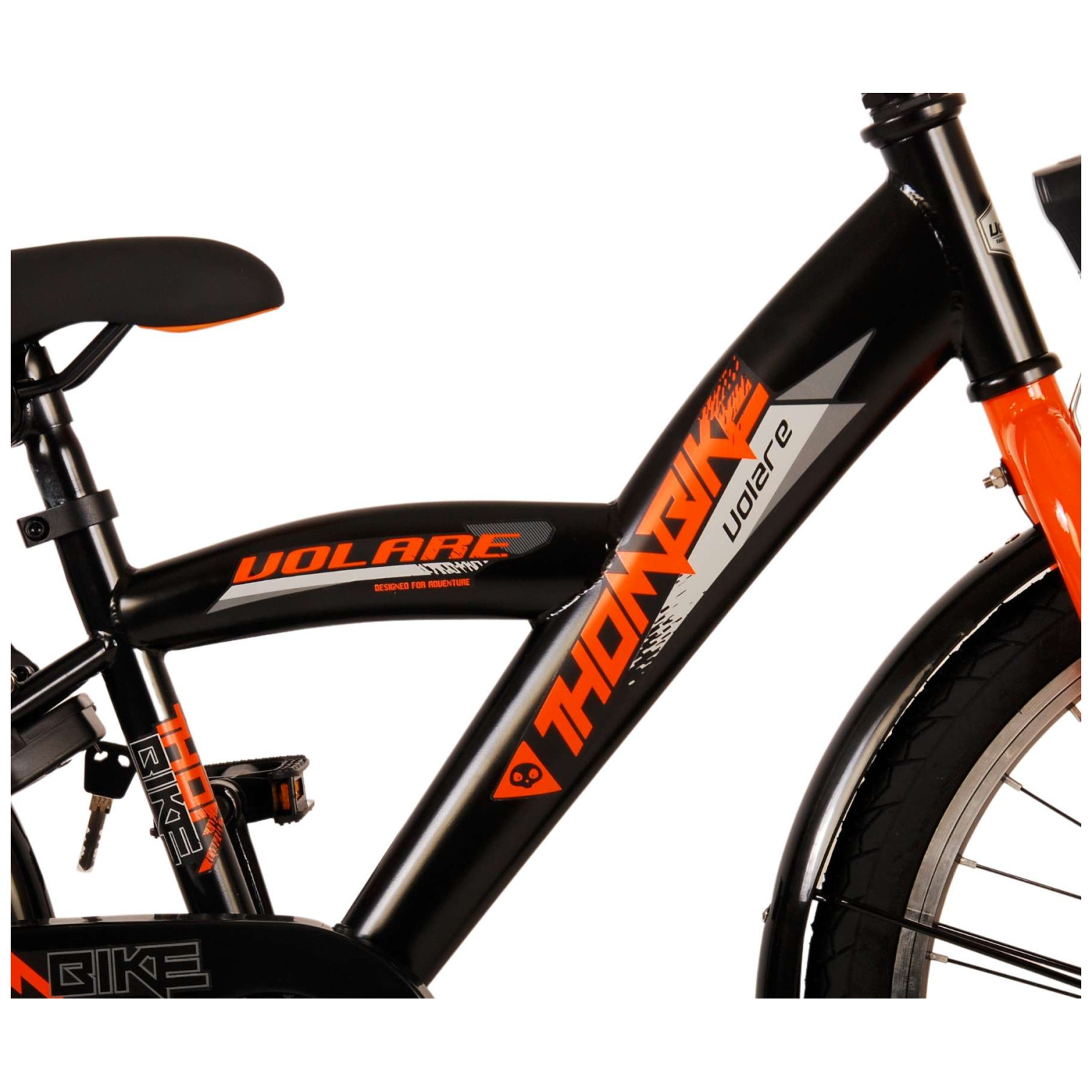 Vélo Volare Thombike - 20 pouces - Noir Orange