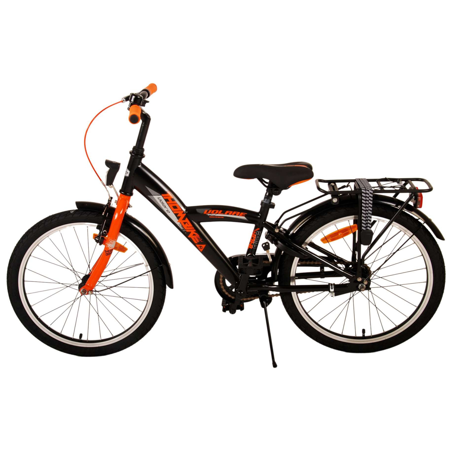 Volare Thombike Fiets - 20 inch - Zwart Oranje