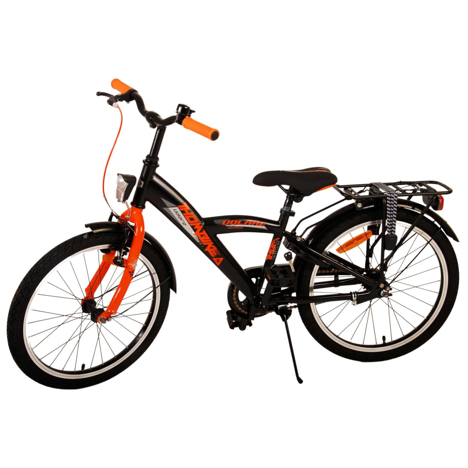 Volare Thombike Fiets - 20 inch - Zwart Oranje