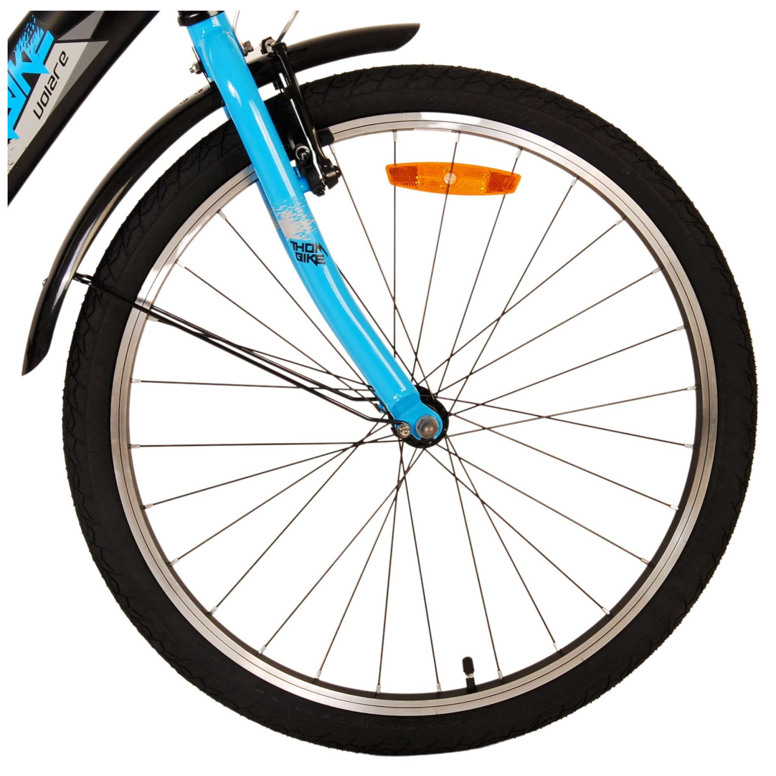 Volare Thombike Fiets - 24 inch - Zwart Blauw