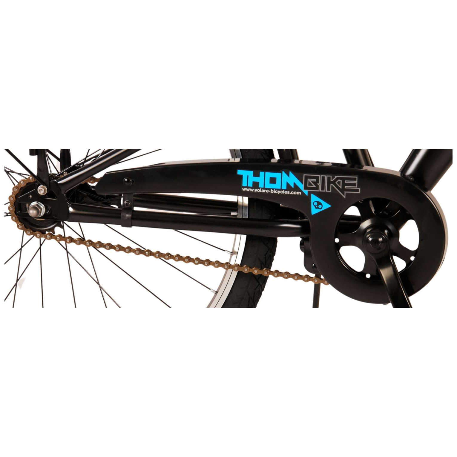 Vélo Volare Thombike - 24 pouces - Noir Bleu