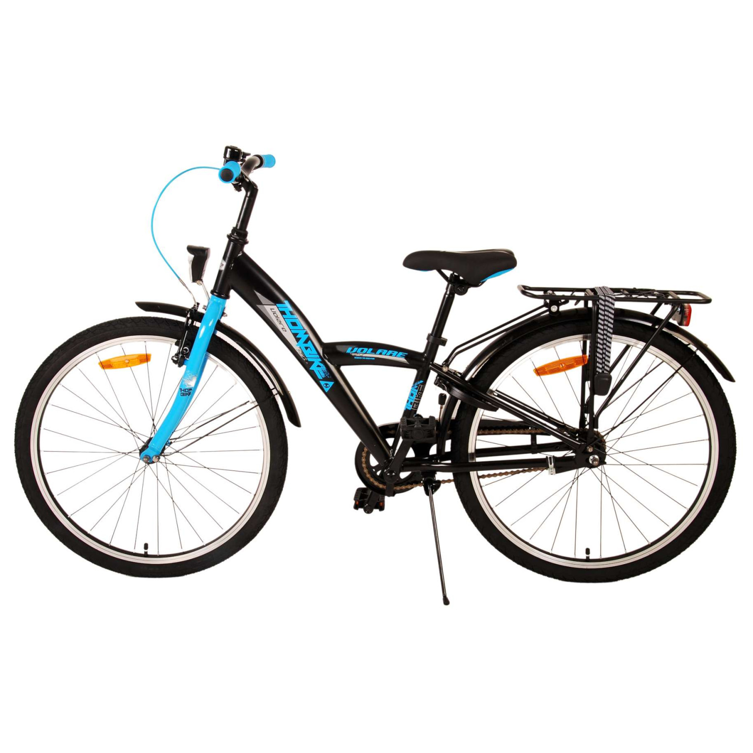 Volare Thombike Fiets - 24 inch - Zwart Blauw