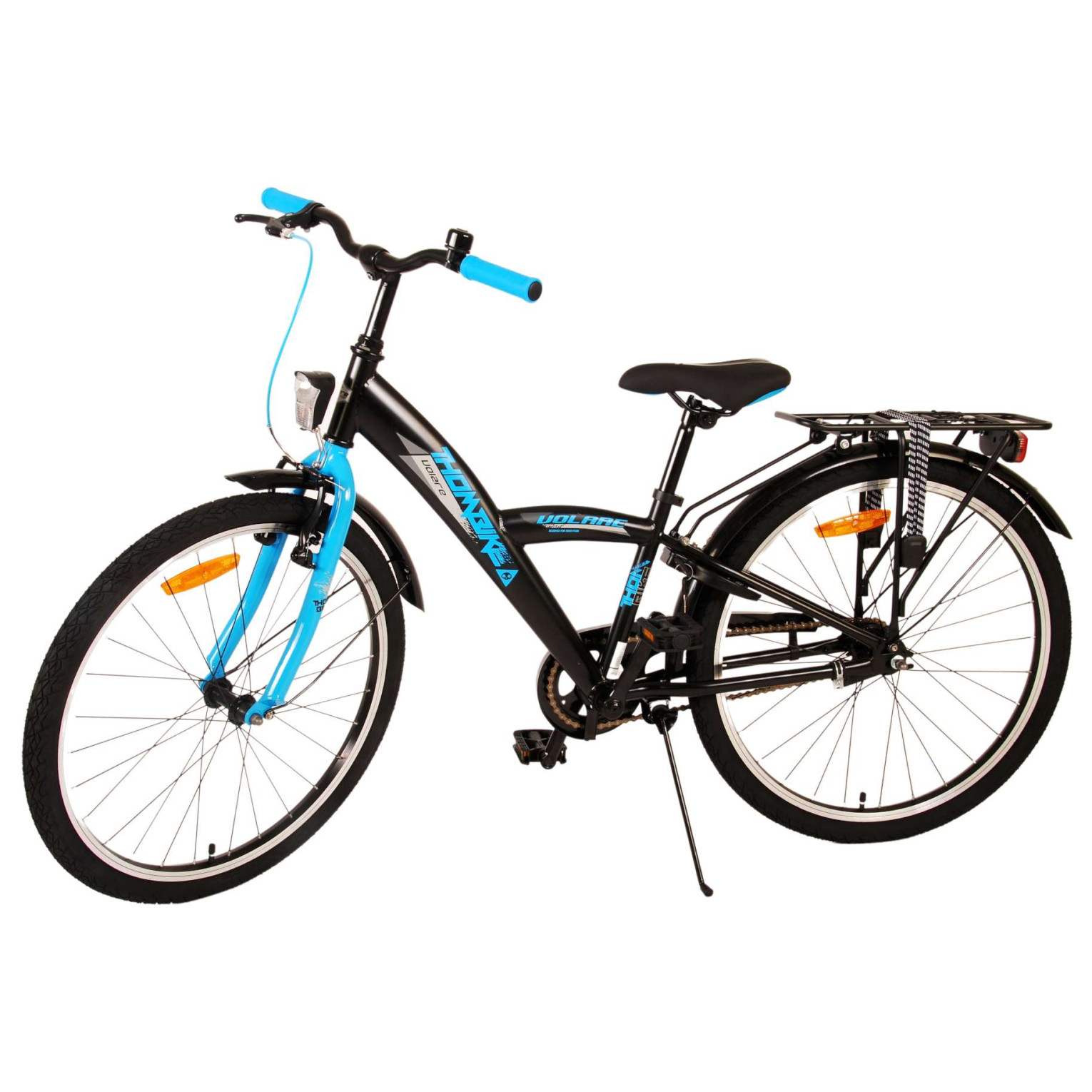 Volare Thombike Fiets - 24 inch - Zwart Blauw