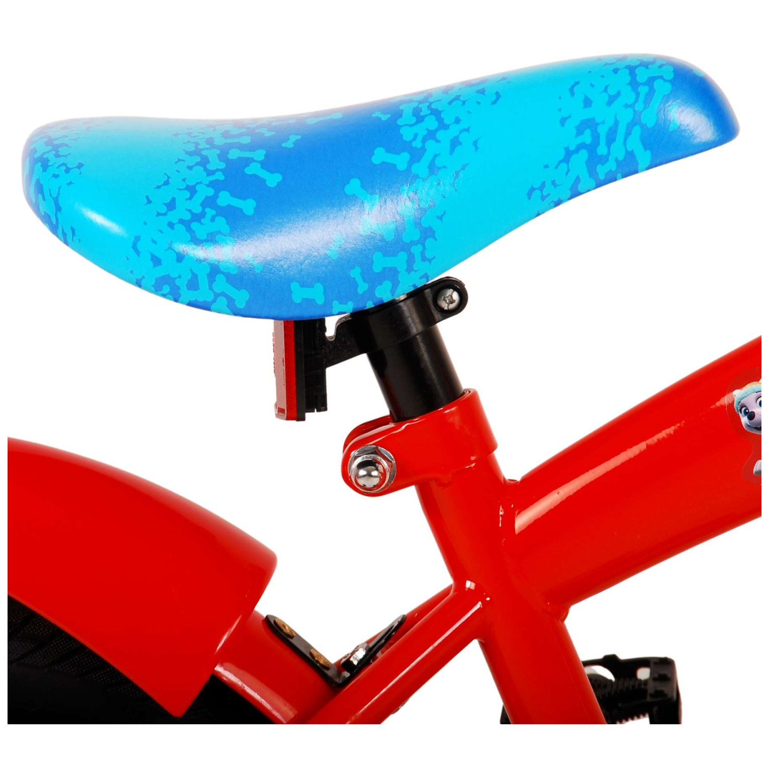 Paw Patrol Fiets - 12 inch - Rood/Blauw