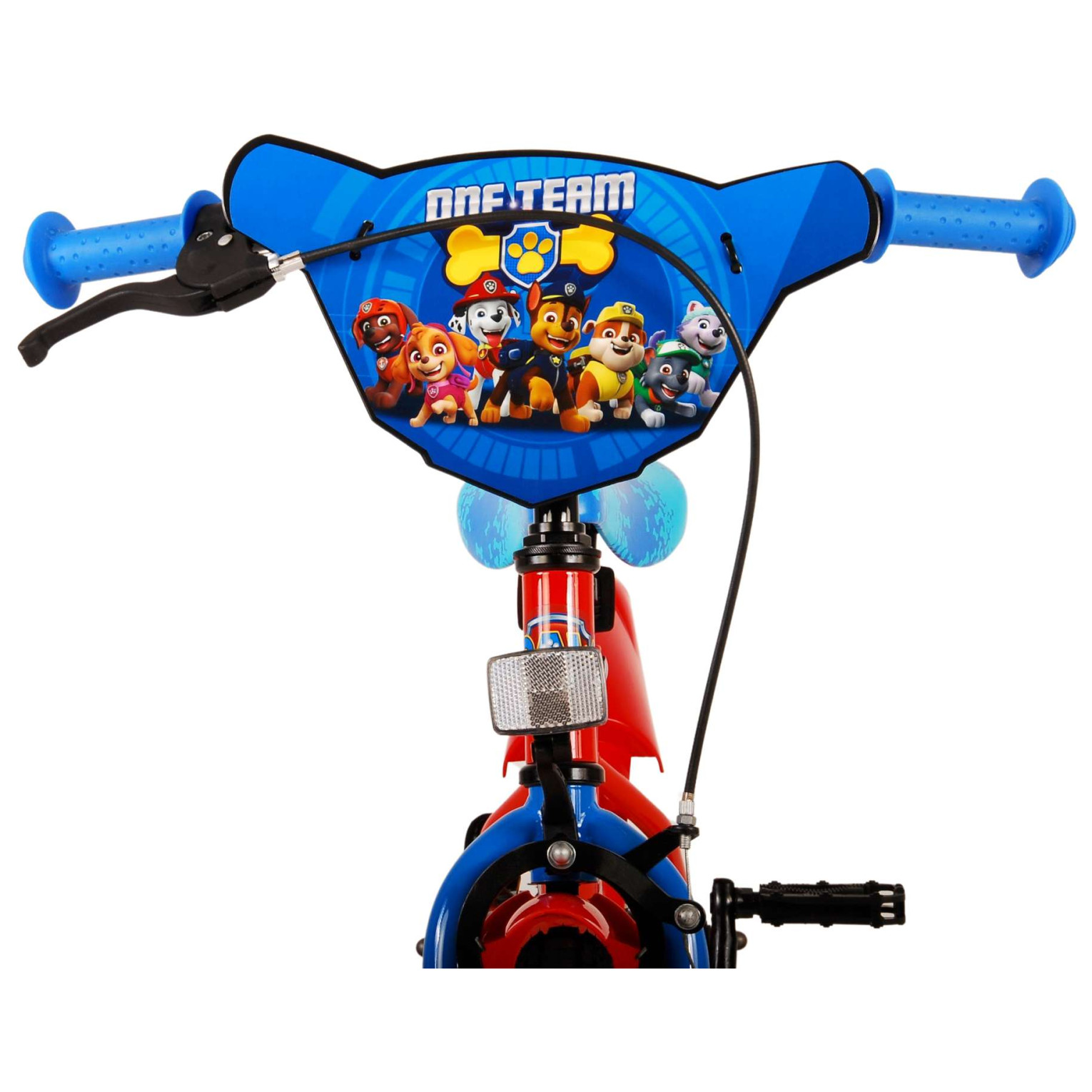 Paw Patrol Fiets - 12 inch - Rood/Blauw