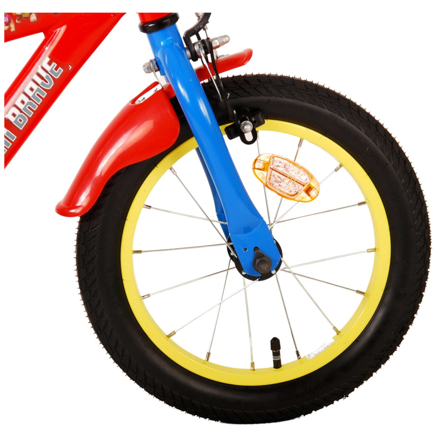 Paw Patrol Fiets - 14 inch - Rood/Blauw