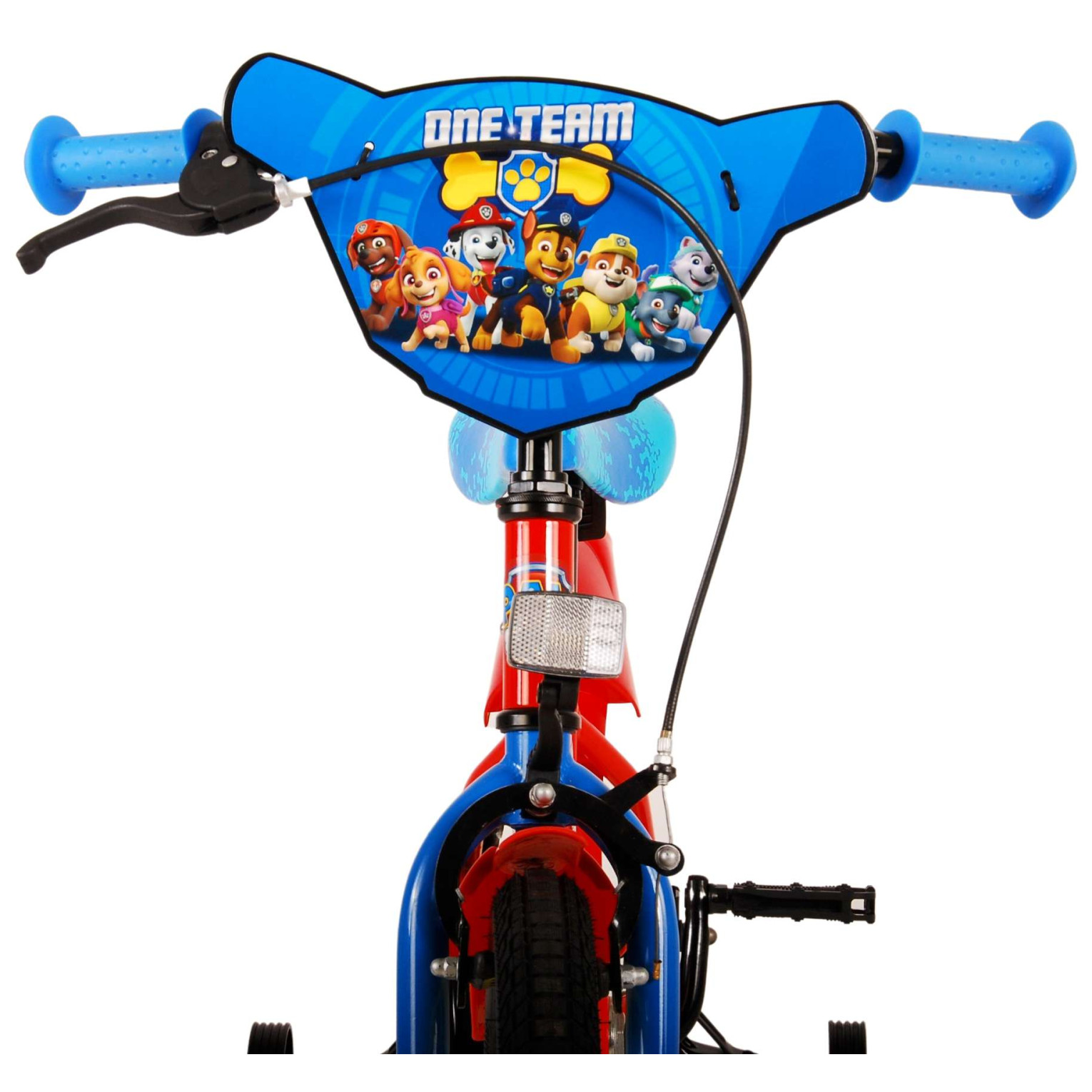 Paw Patrol Fiets - 14 inch - Rood/Blauw