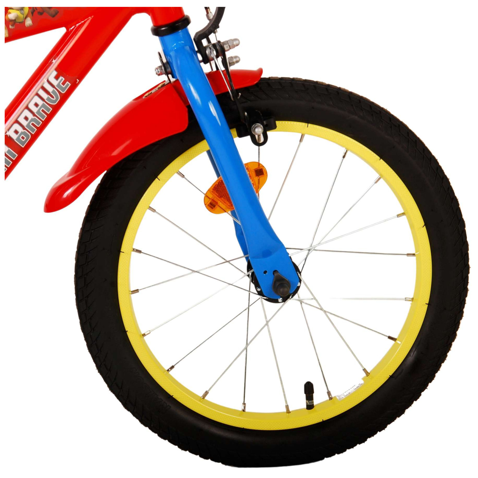 Paw Patrol Fiets - 16 inch - Rood Blauw