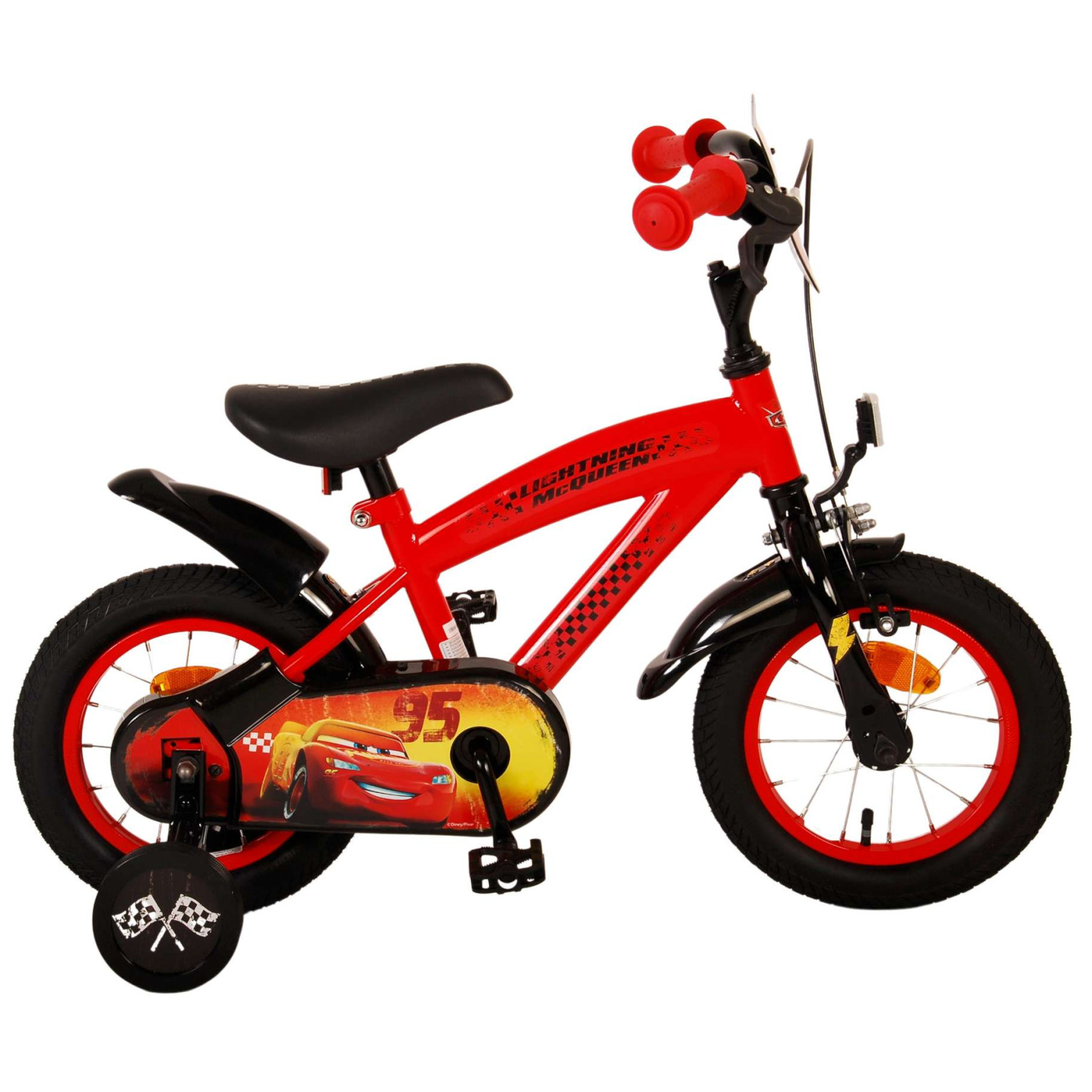 Disney Cars Fiets - 12 inch - Rood