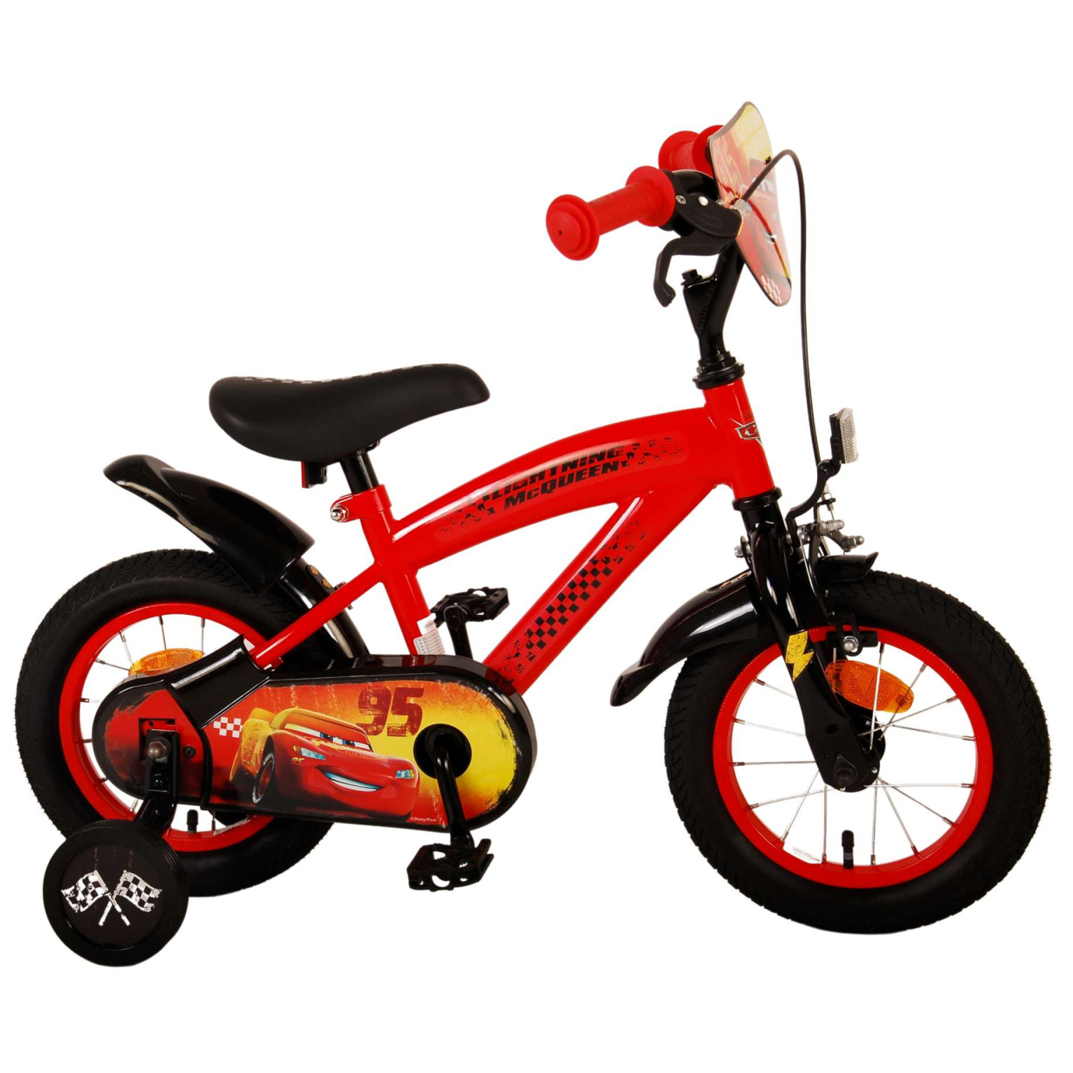 Disney Cars Fiets - 12 inch - Rood