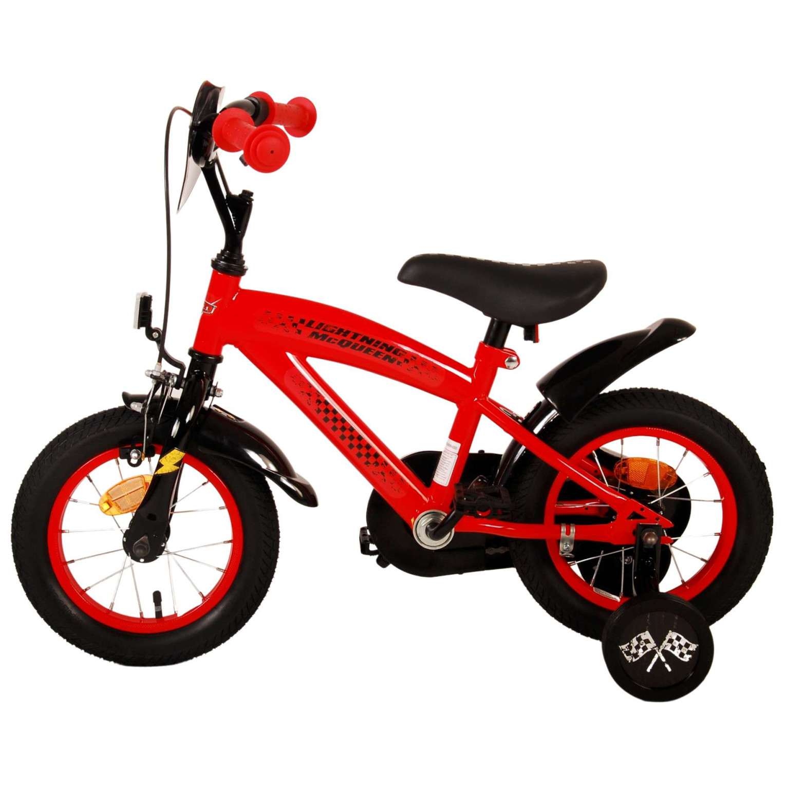 Disney Cars Fiets - 12 inch - Rood