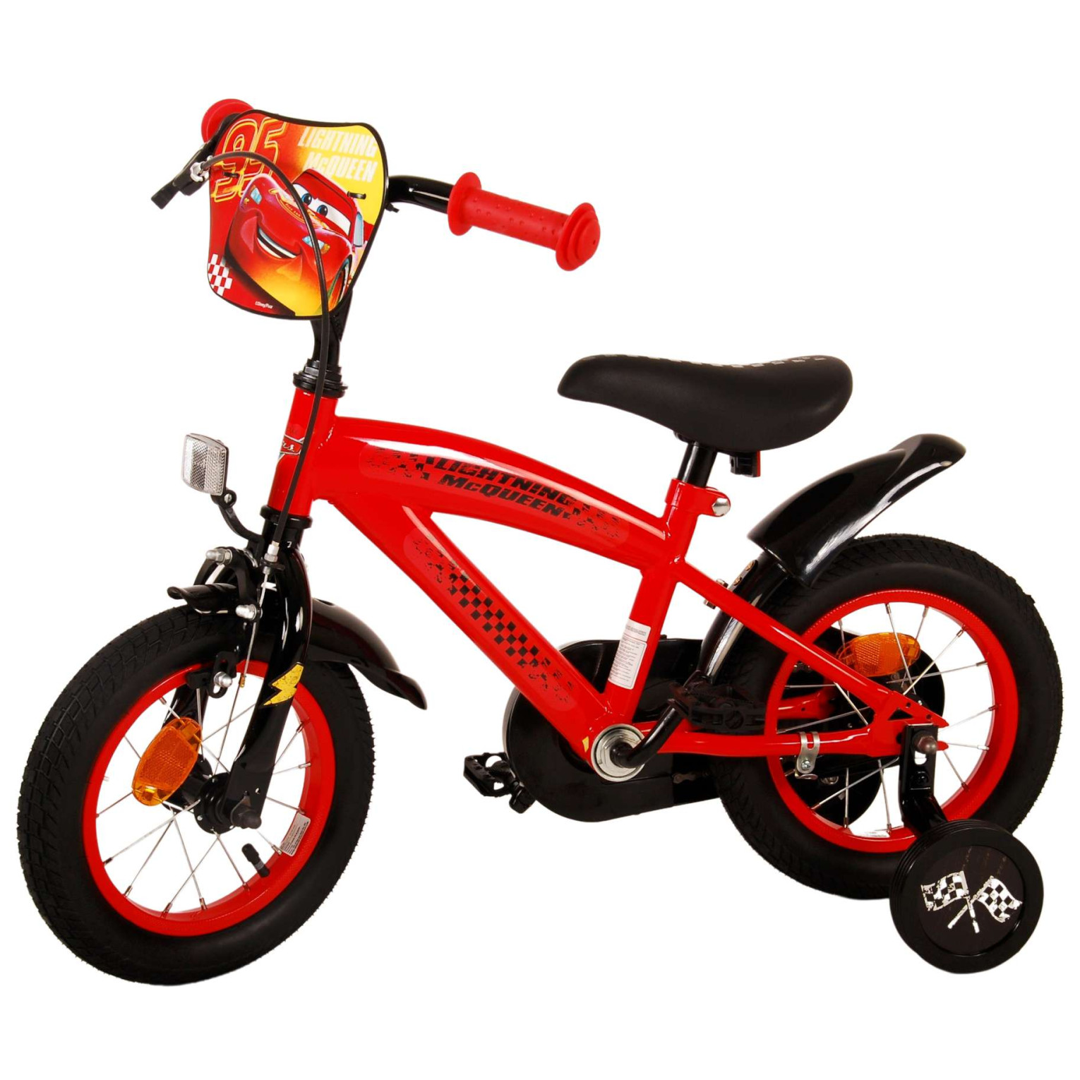 Disney Cars Fiets - 12 inch - Rood