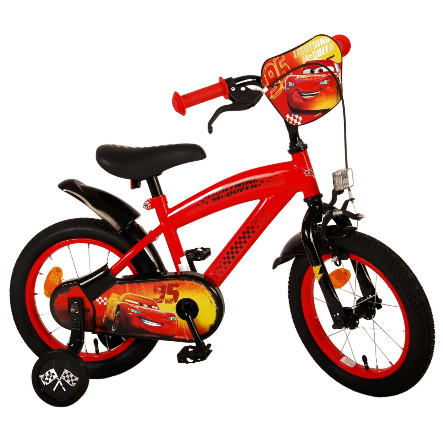 Disney Cars Fiets - 14 inch - Rood