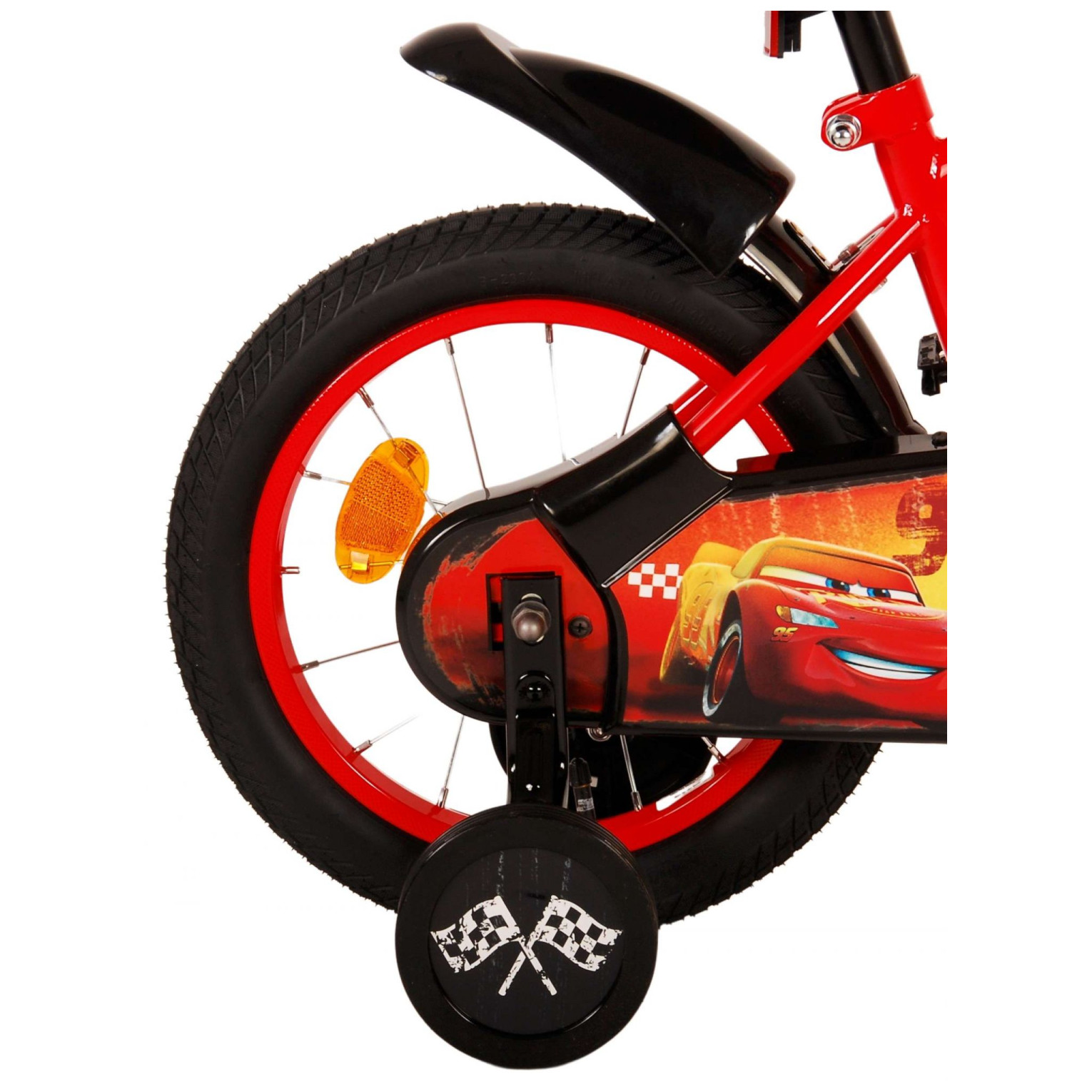 Disney Cars Fiets - 14 inch - Rood