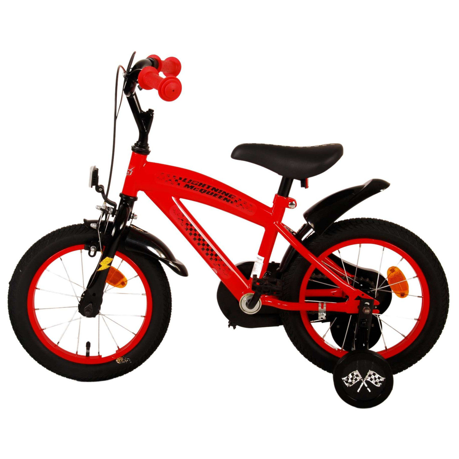 Disney Cars Fiets - 14 inch - Rood