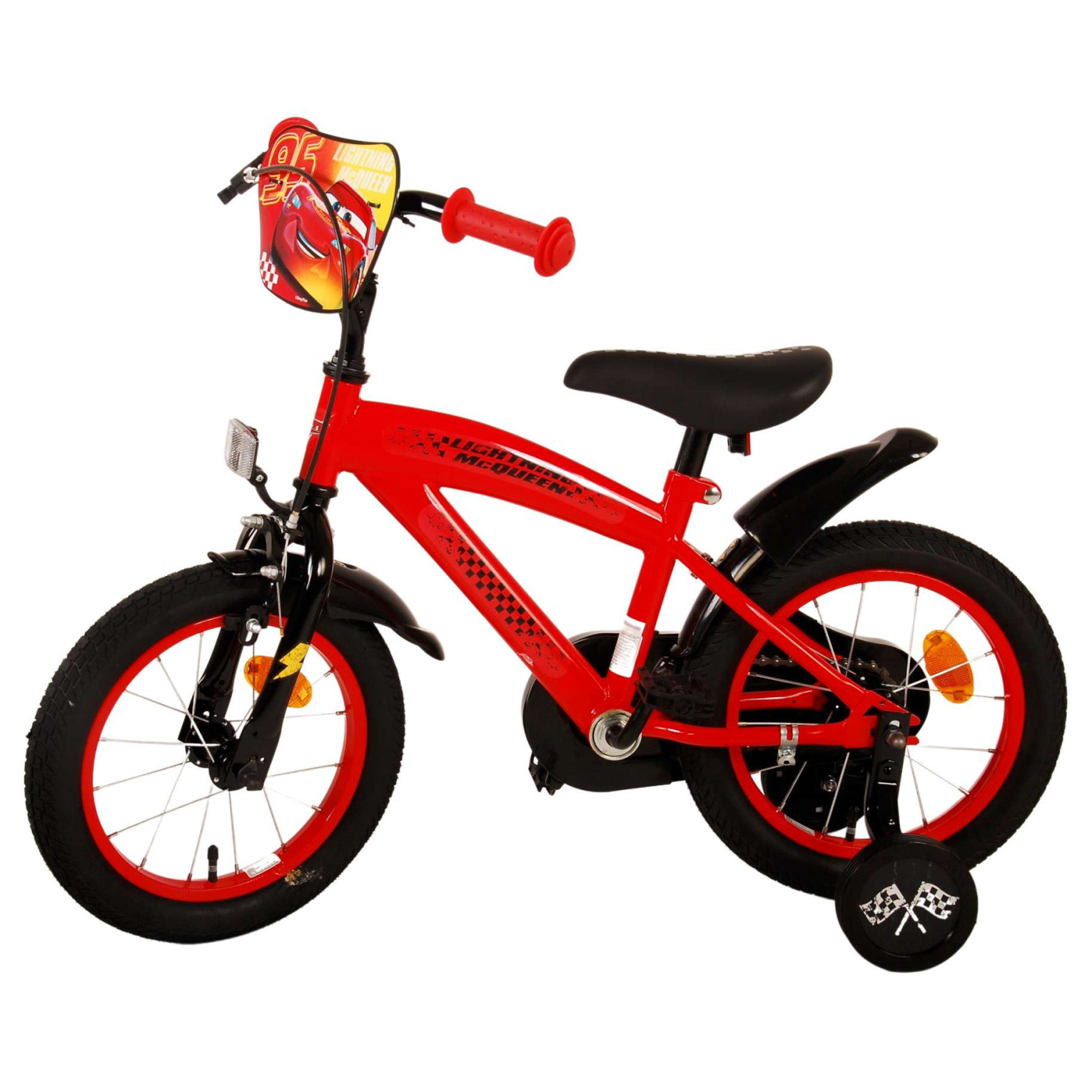 Disney Cars Fiets - 14 inch - Rood