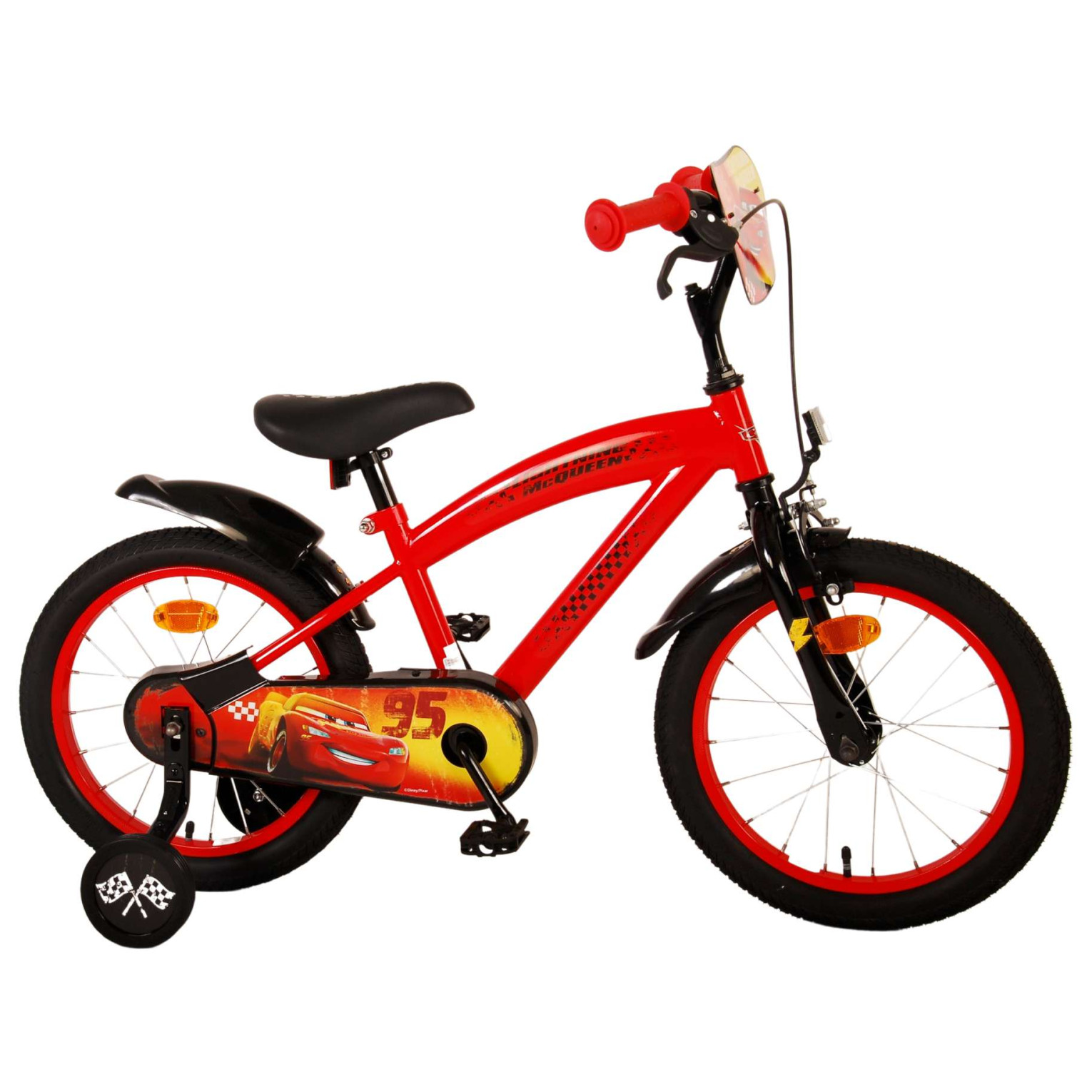 Disney Cars Fiets - 16 inch - Rood