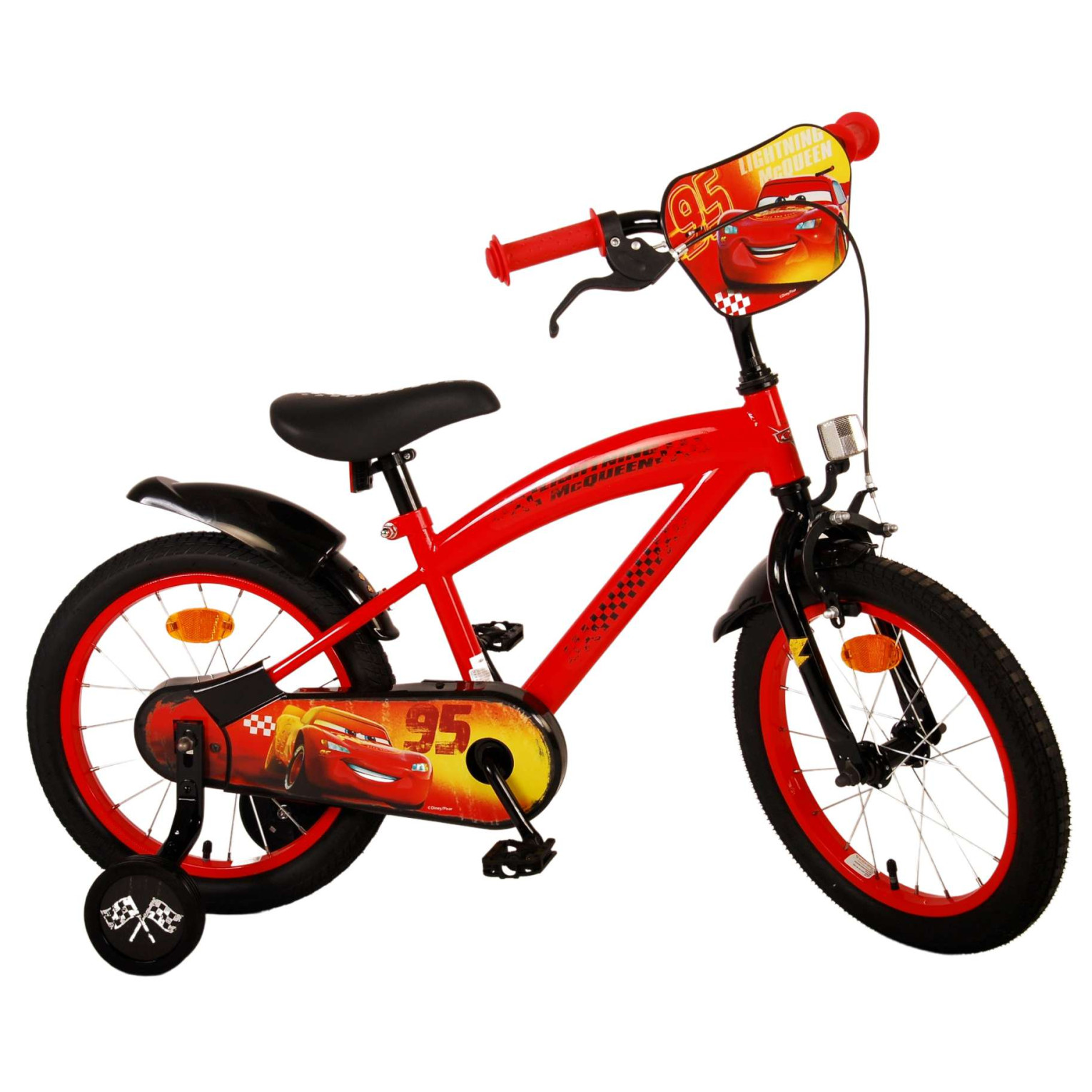 Disney Cars Fiets - 16 inch - Rood