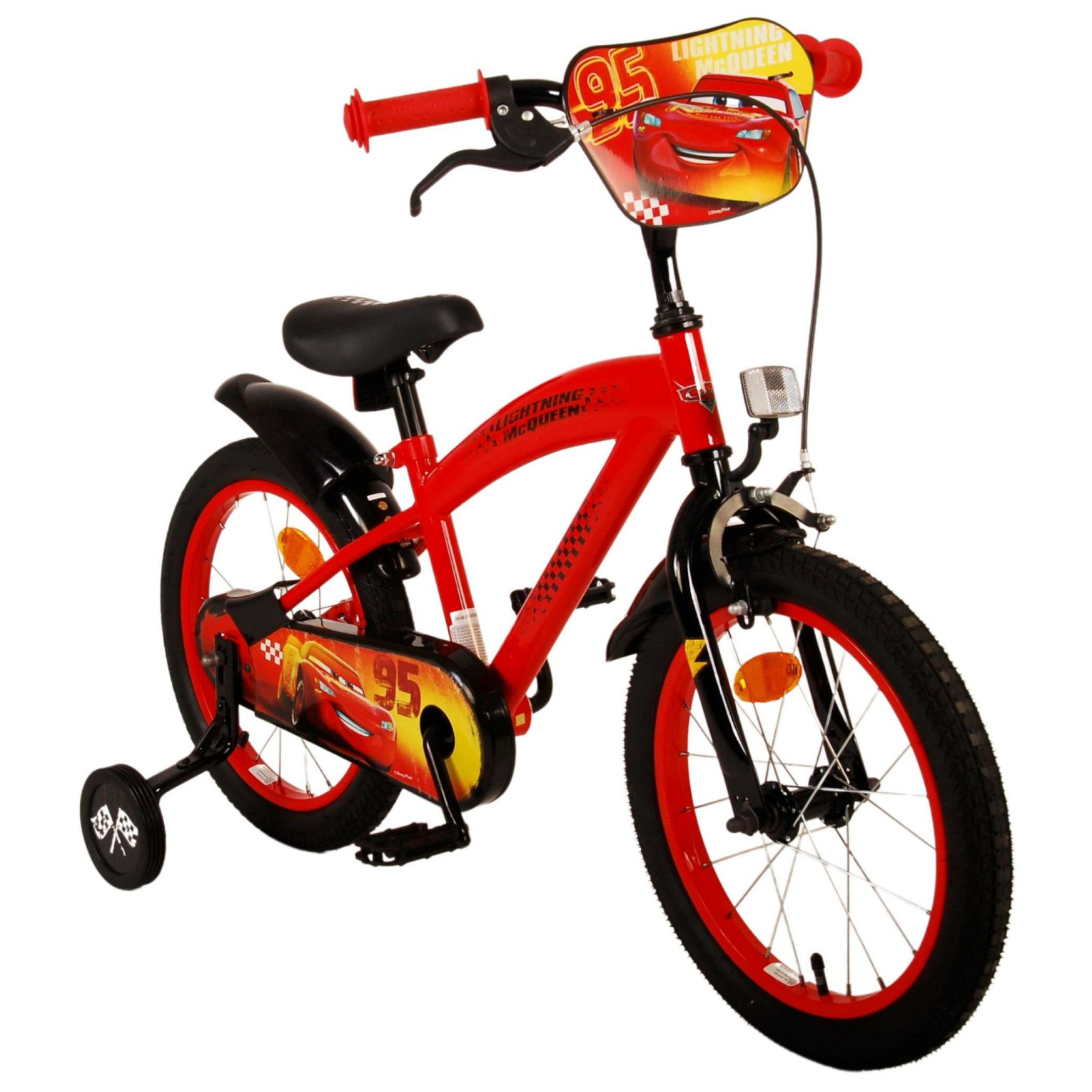 Disney Cars Fiets - 16 inch - Rood