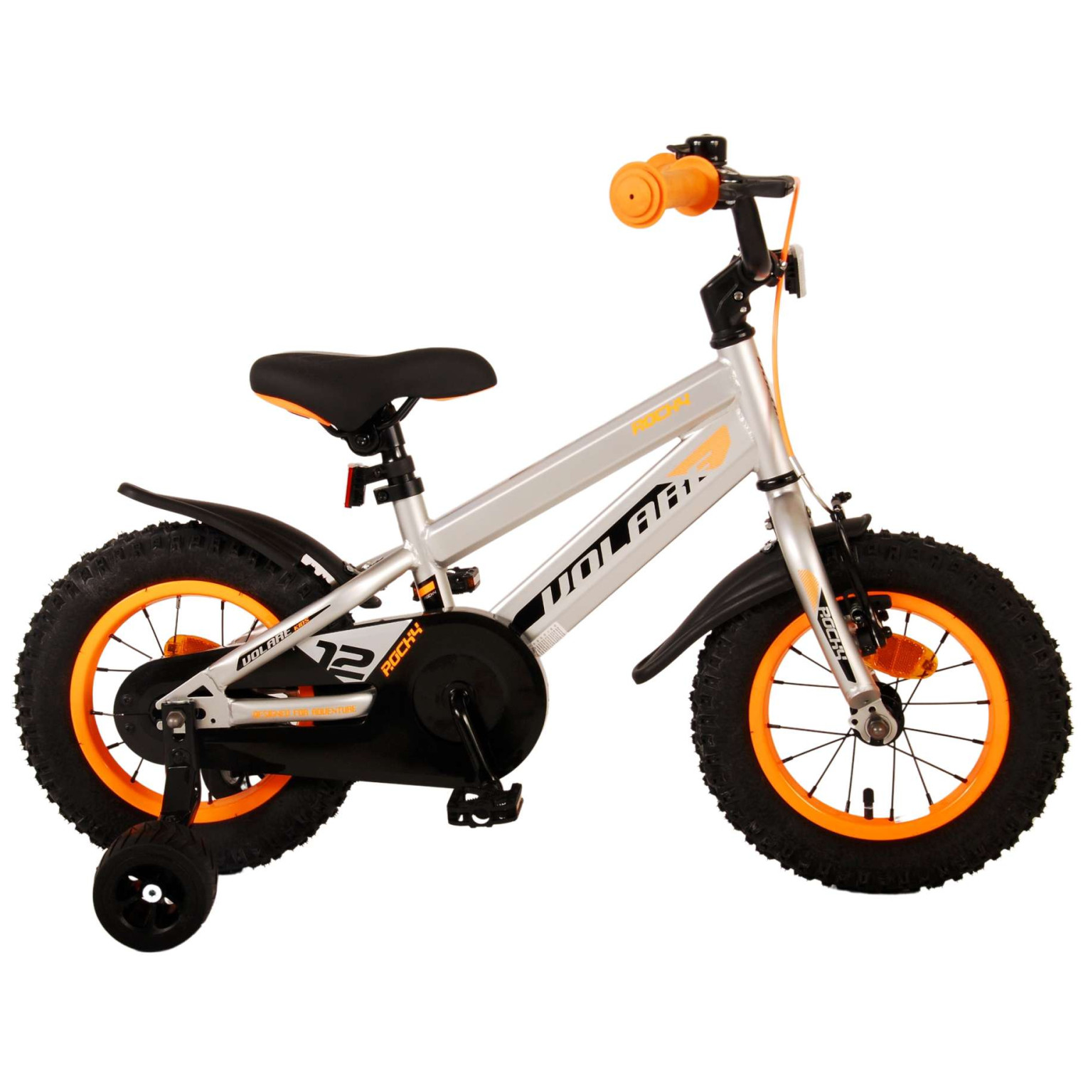 Volare Rocky Fiets - 12 inch - Grijs