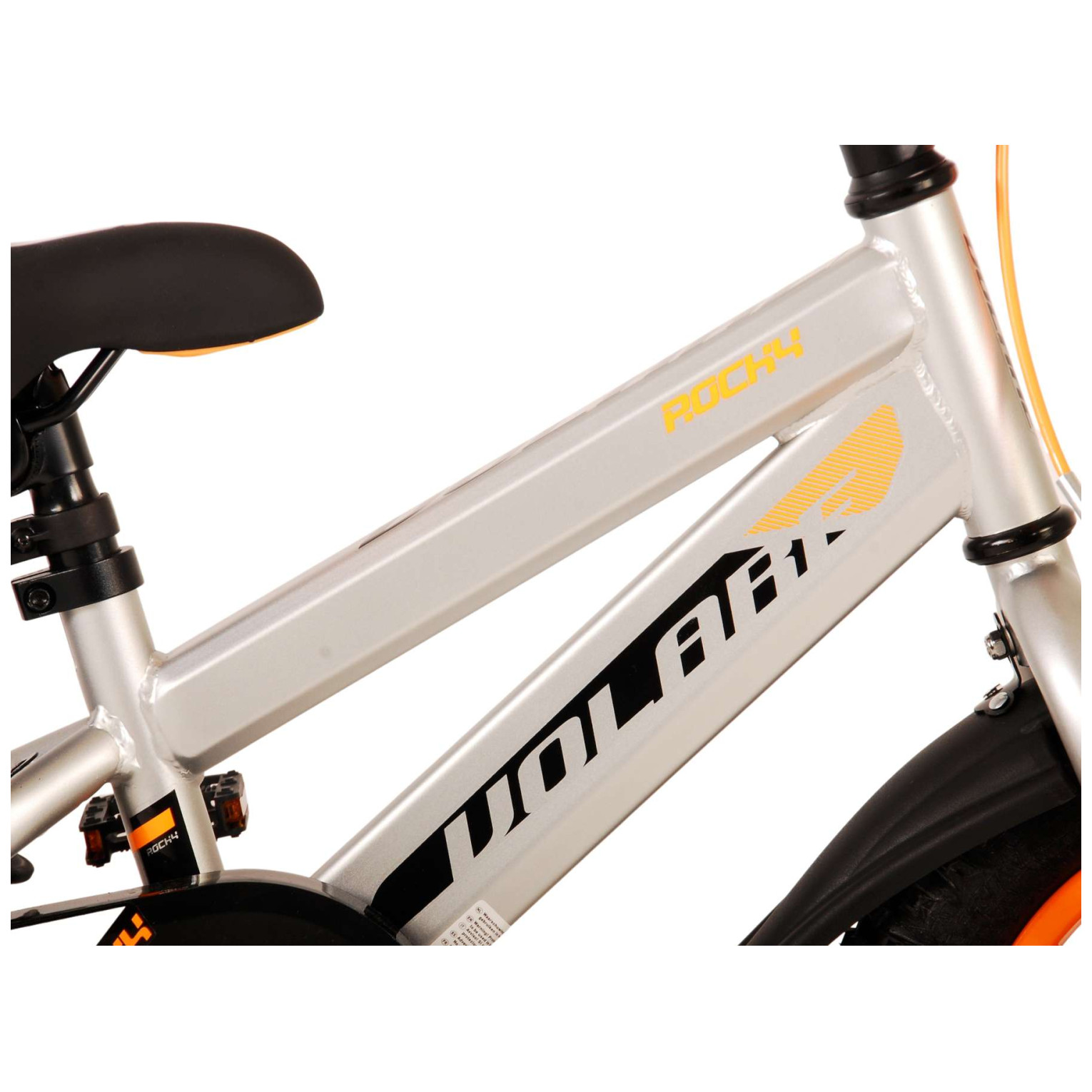 Volare Rocky Fiets - 12 inch - Grijs