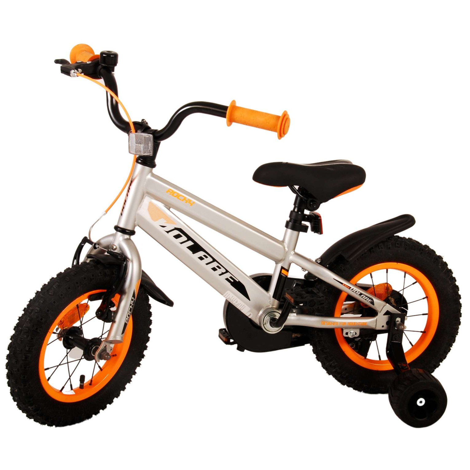 Volare Rocky Fiets - 12 inch - Grijs