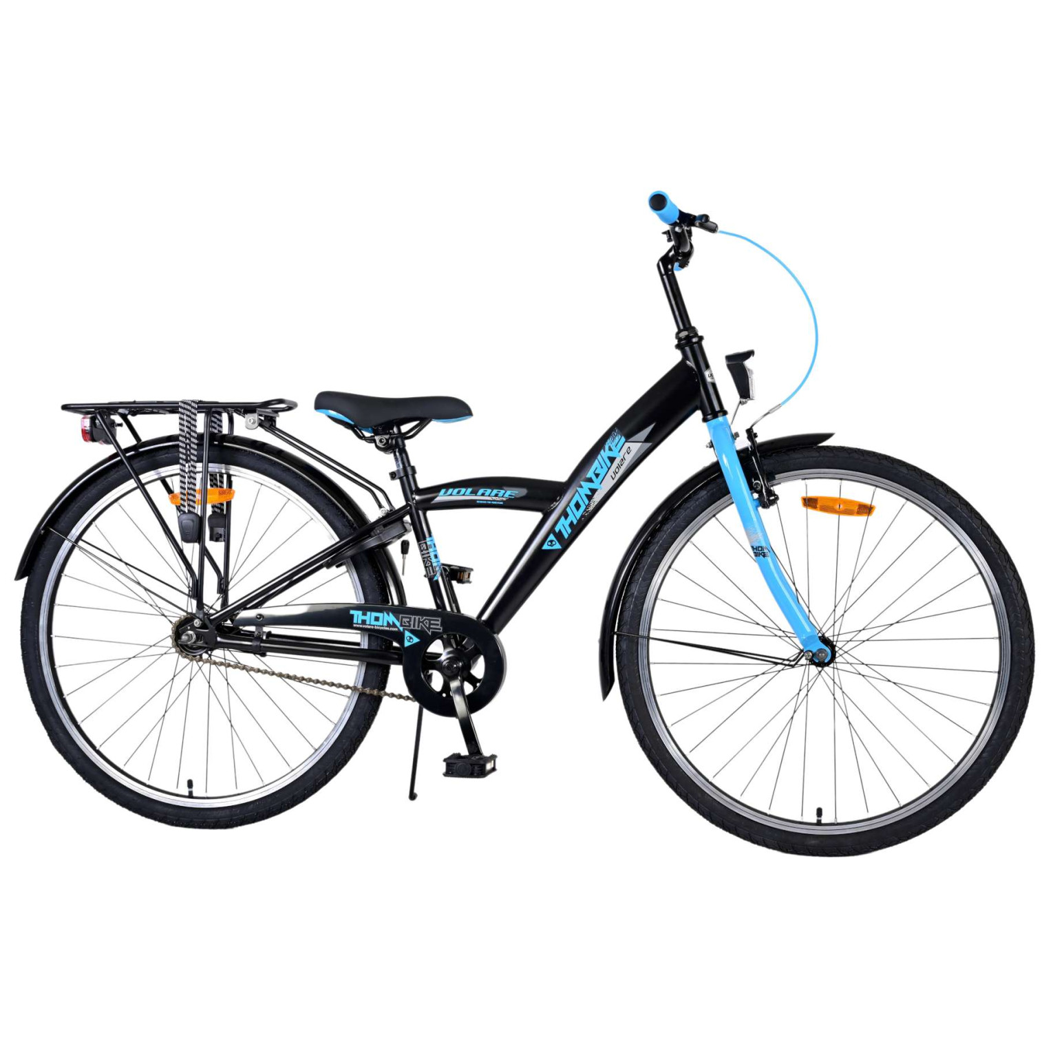 Volare Thombike Fiets - 26 inch - Zwart Blauw