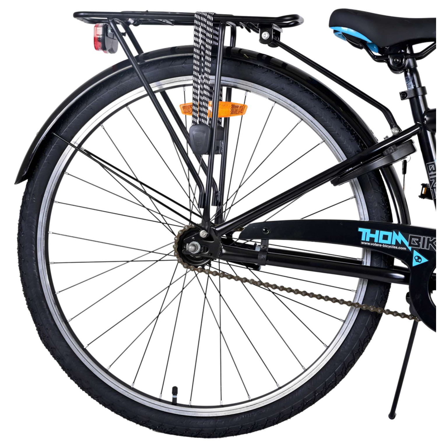 Volare Thombike Fiets - 26 inch - Zwart Blauw